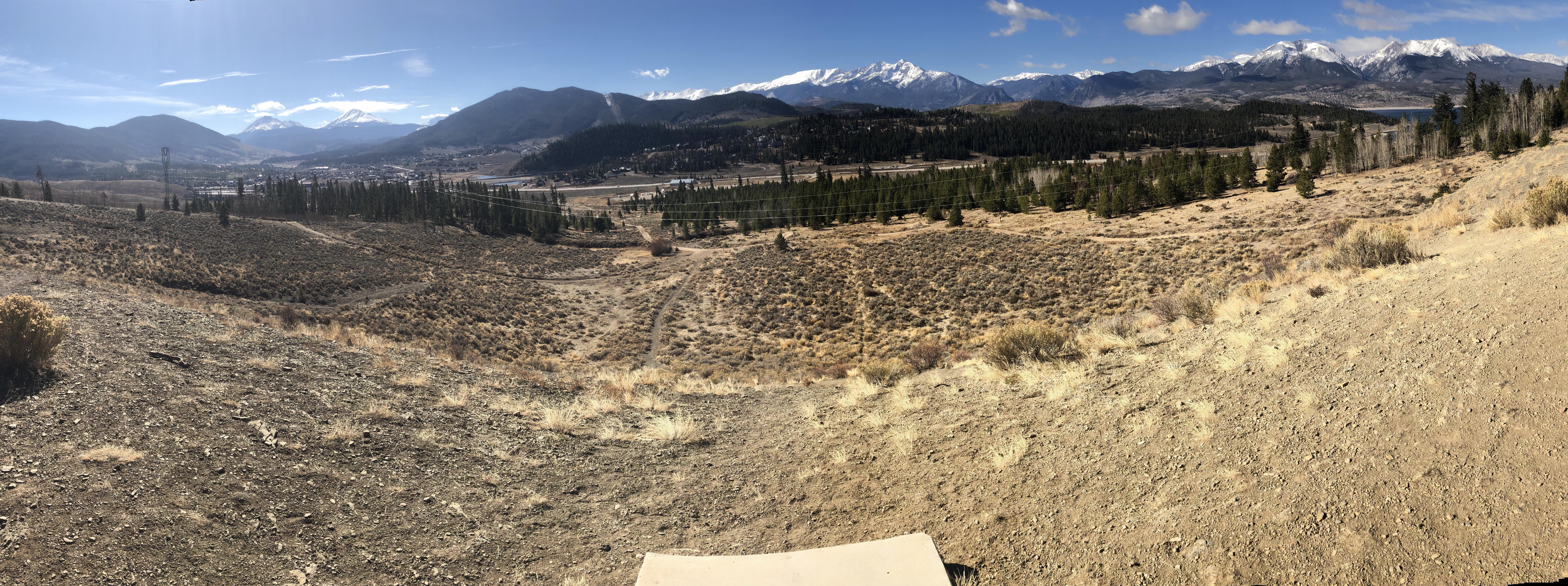 Inspired by a previous post I too played the lake Dillon course. Probably the highlight of my