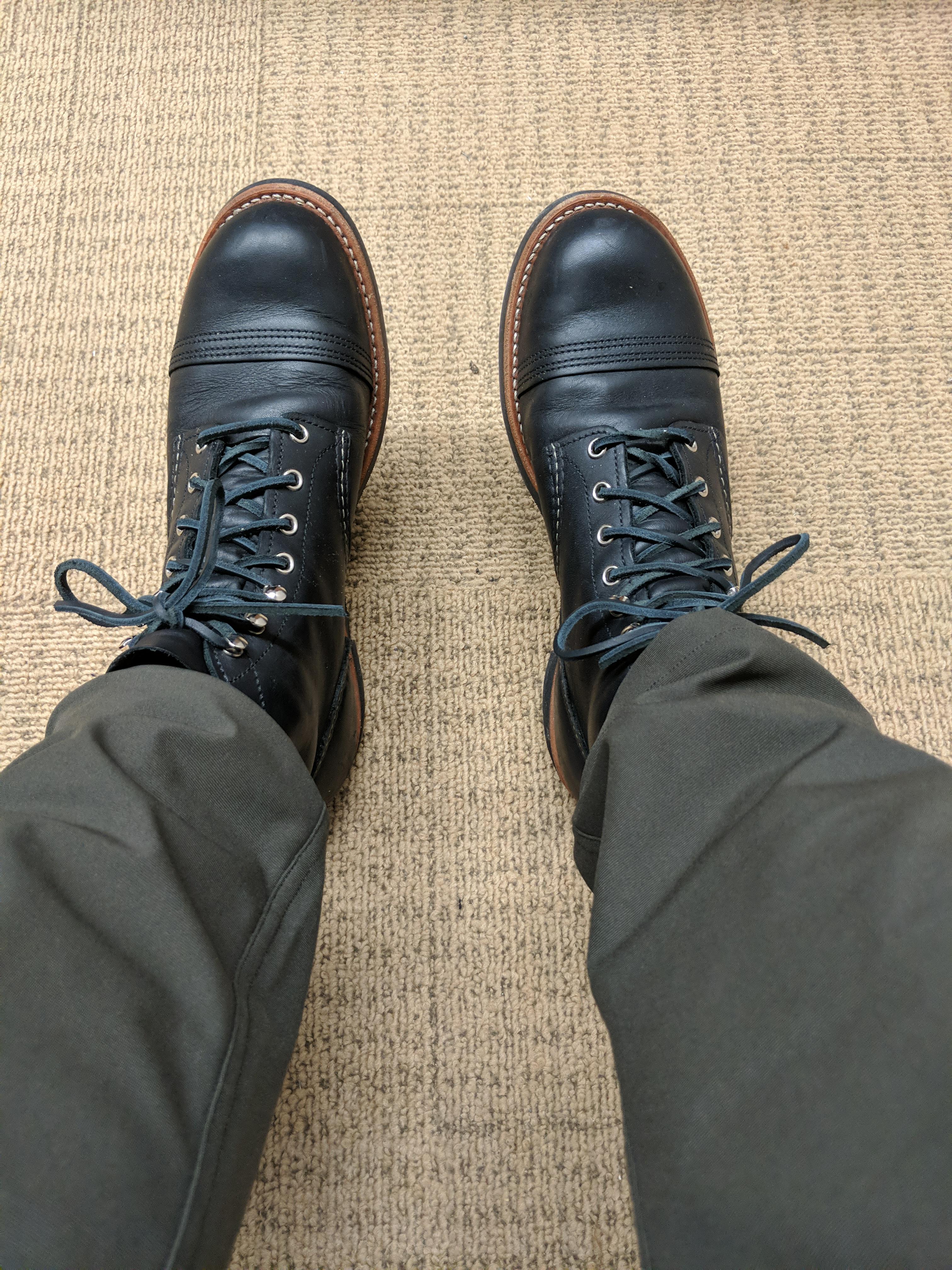 I got some leather laces for my 8084. So comfy! r/RedWingShoes