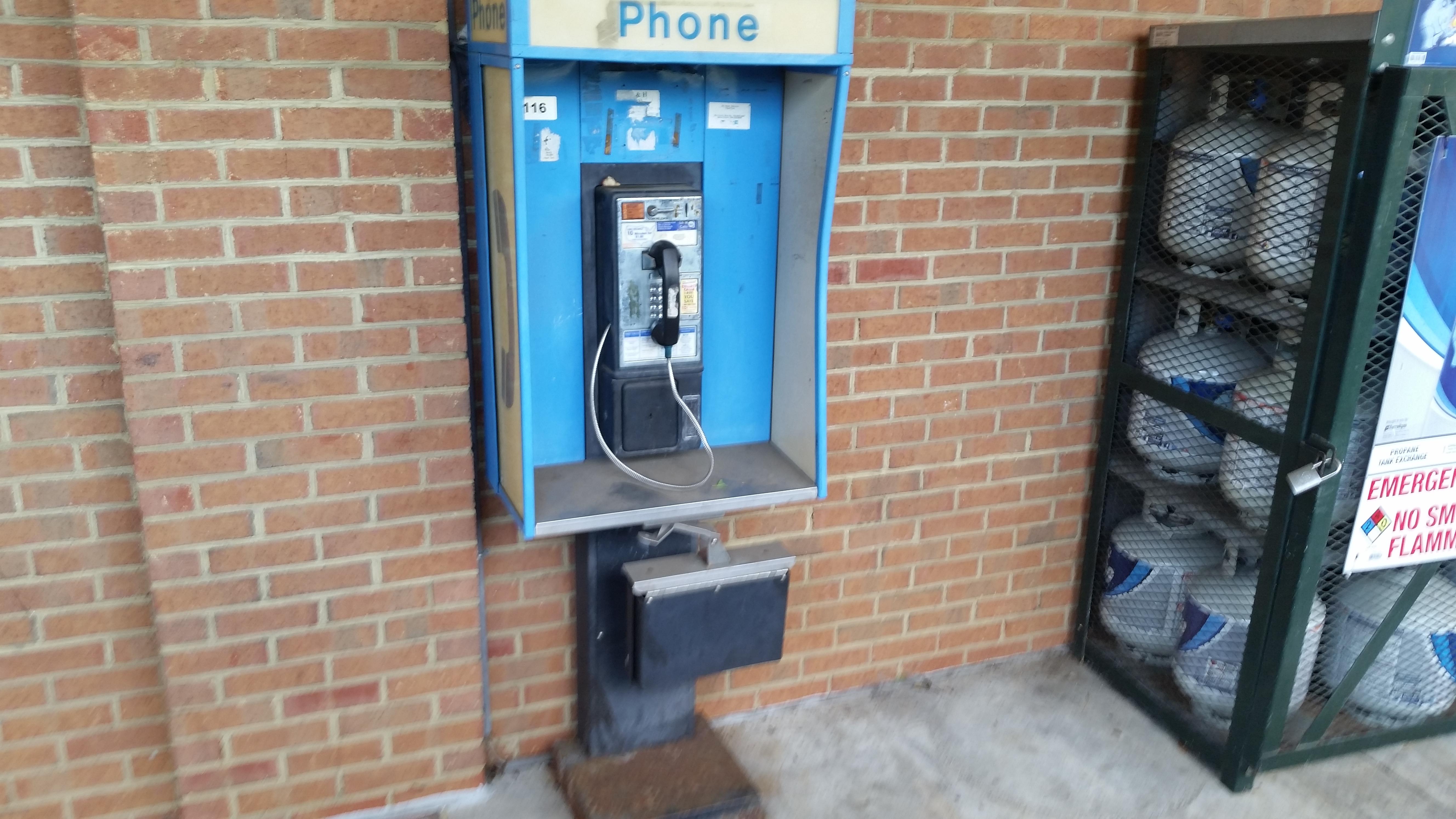 There is still a functional payphone in North Carolina r