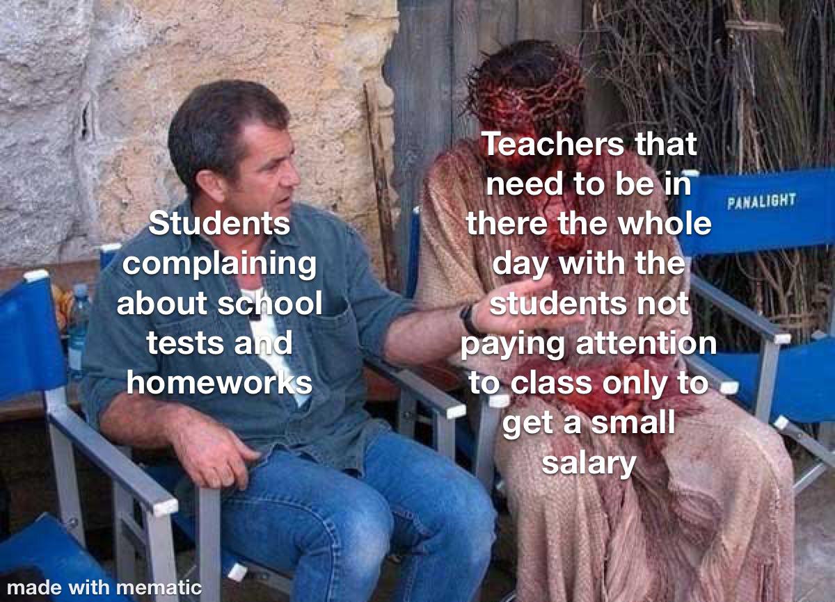 Unhelpful Teacher Meme Test
