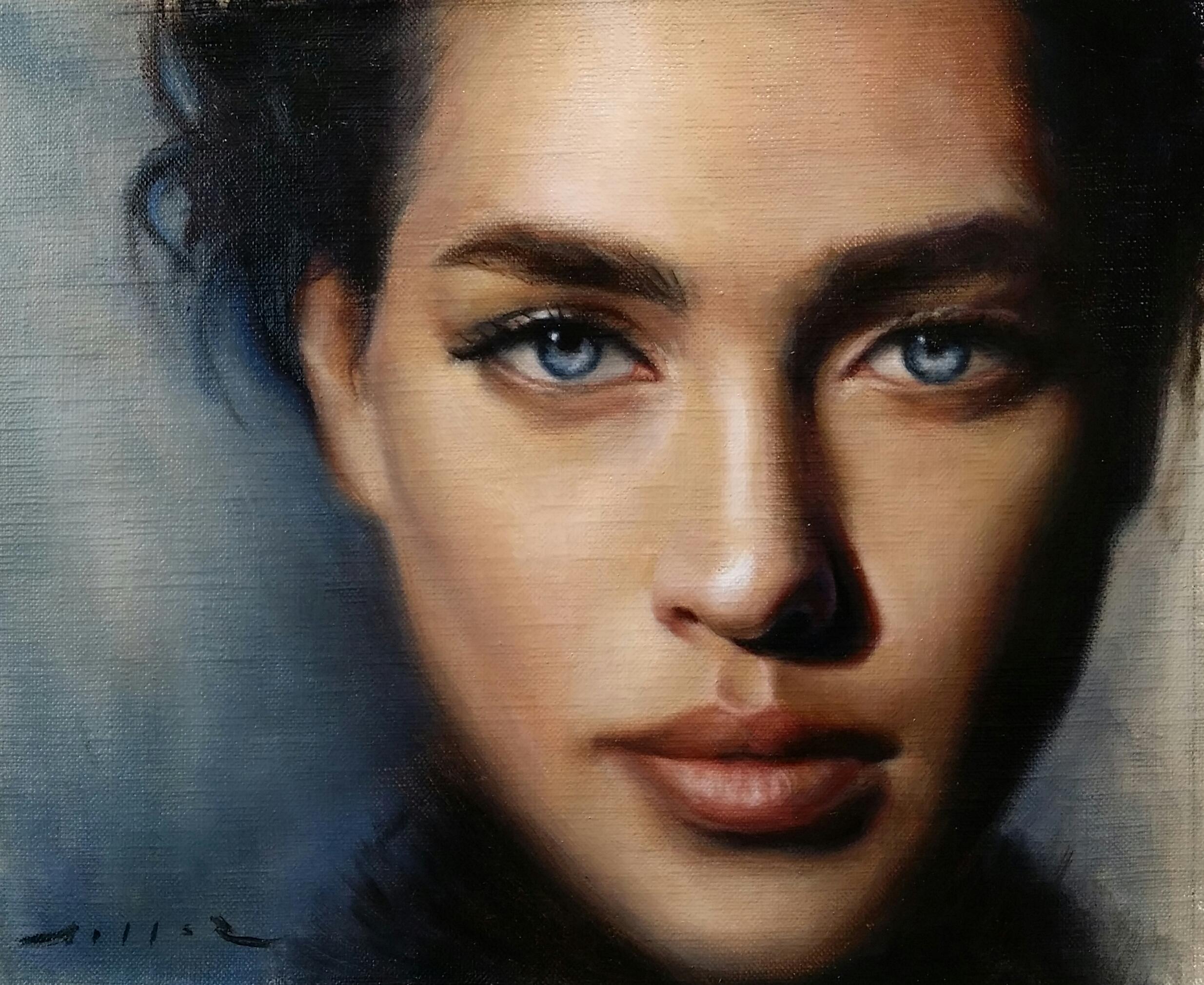 5 color study, 8x10", oil on linen r/painting