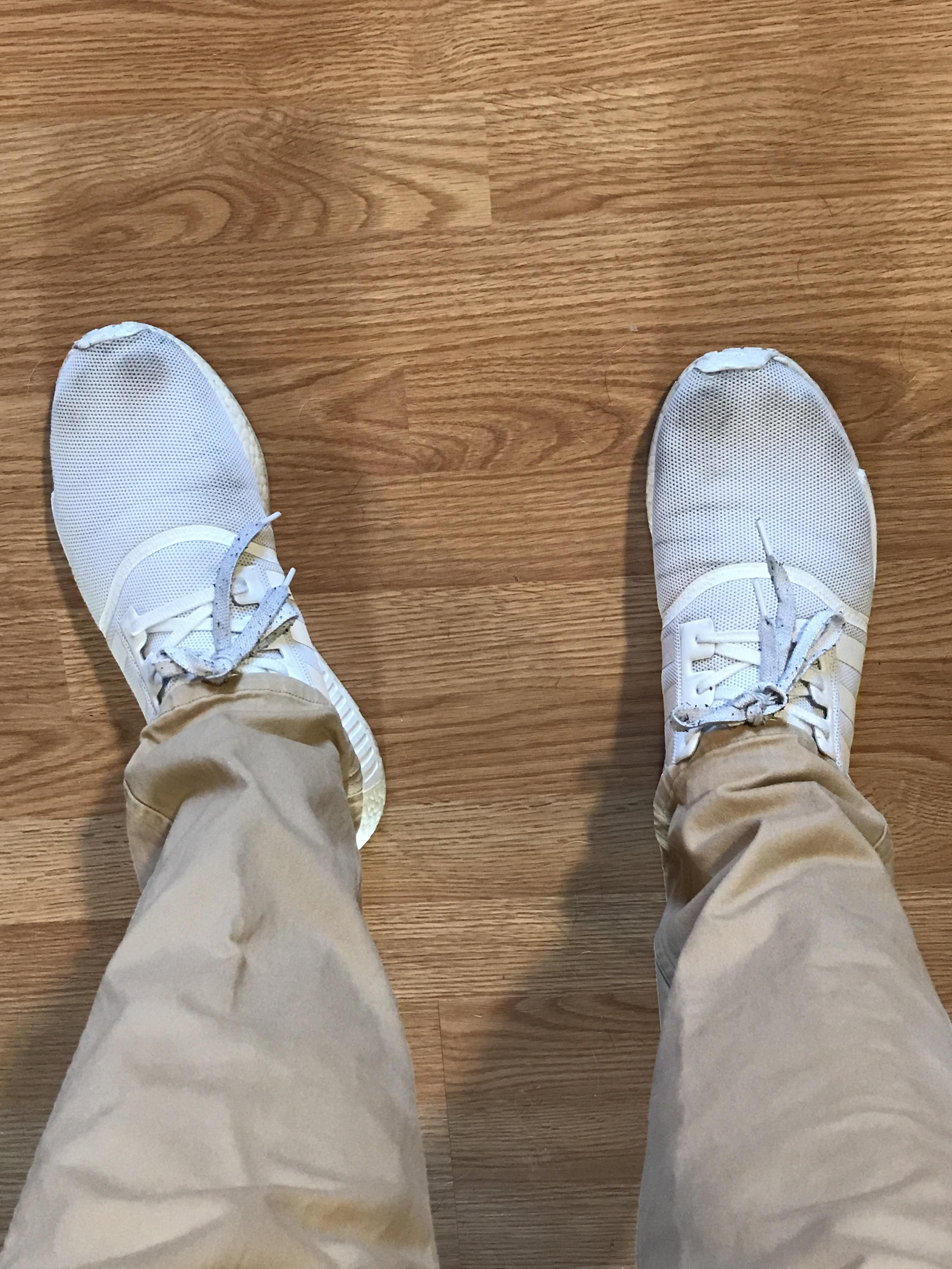 What was I thinking, having white shoes as beaters? r/Sneakers