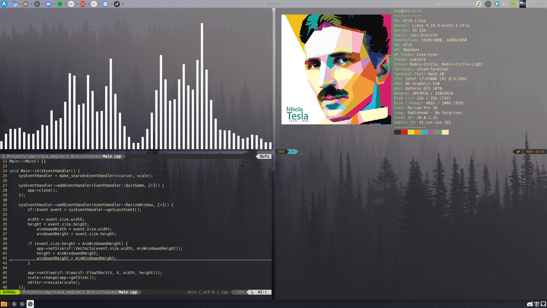 [XFCE] Dark Forest theme r/desktops