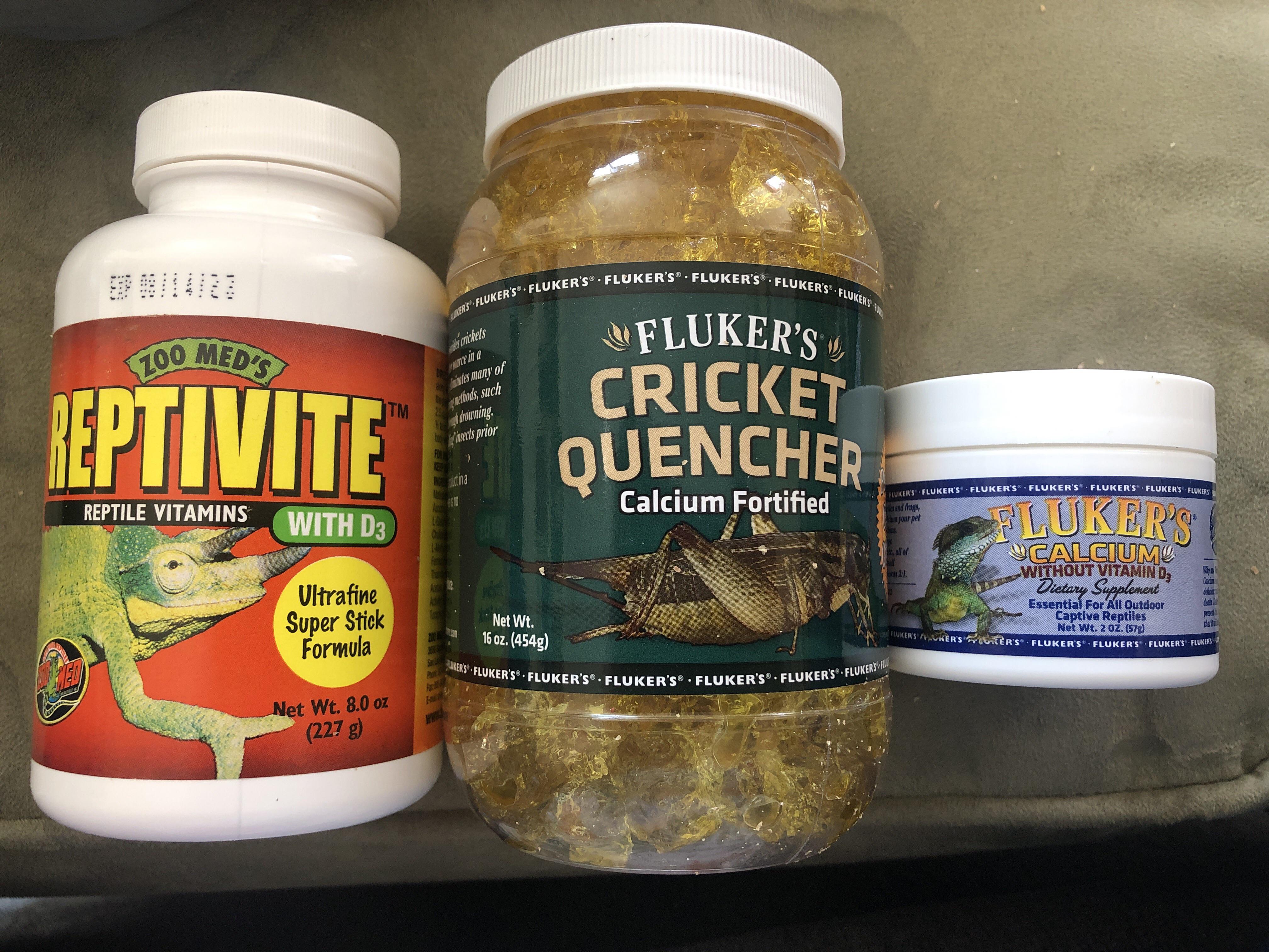 Am I missing anything? I dust mealworms with the Reptivite and have them in oatmeal with some