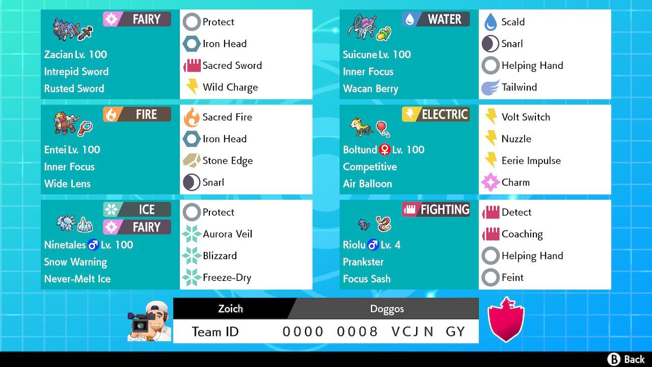 I made a team with only dog Pokemon! VGC