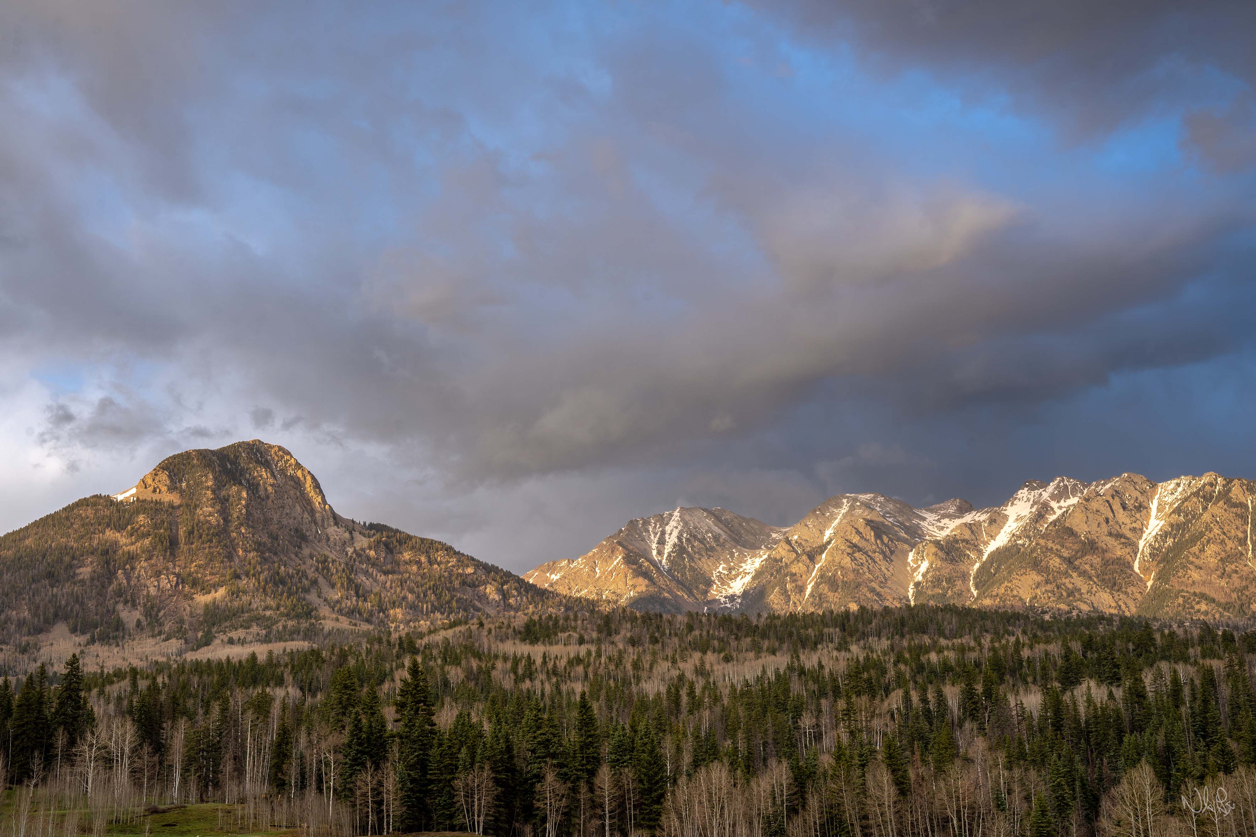 Old Lime Creek Road and the West Needles, Near Durango, CO [OC