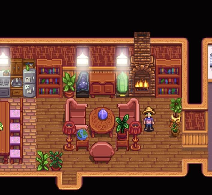 My favorite living room I’ve done. r/StardewValley