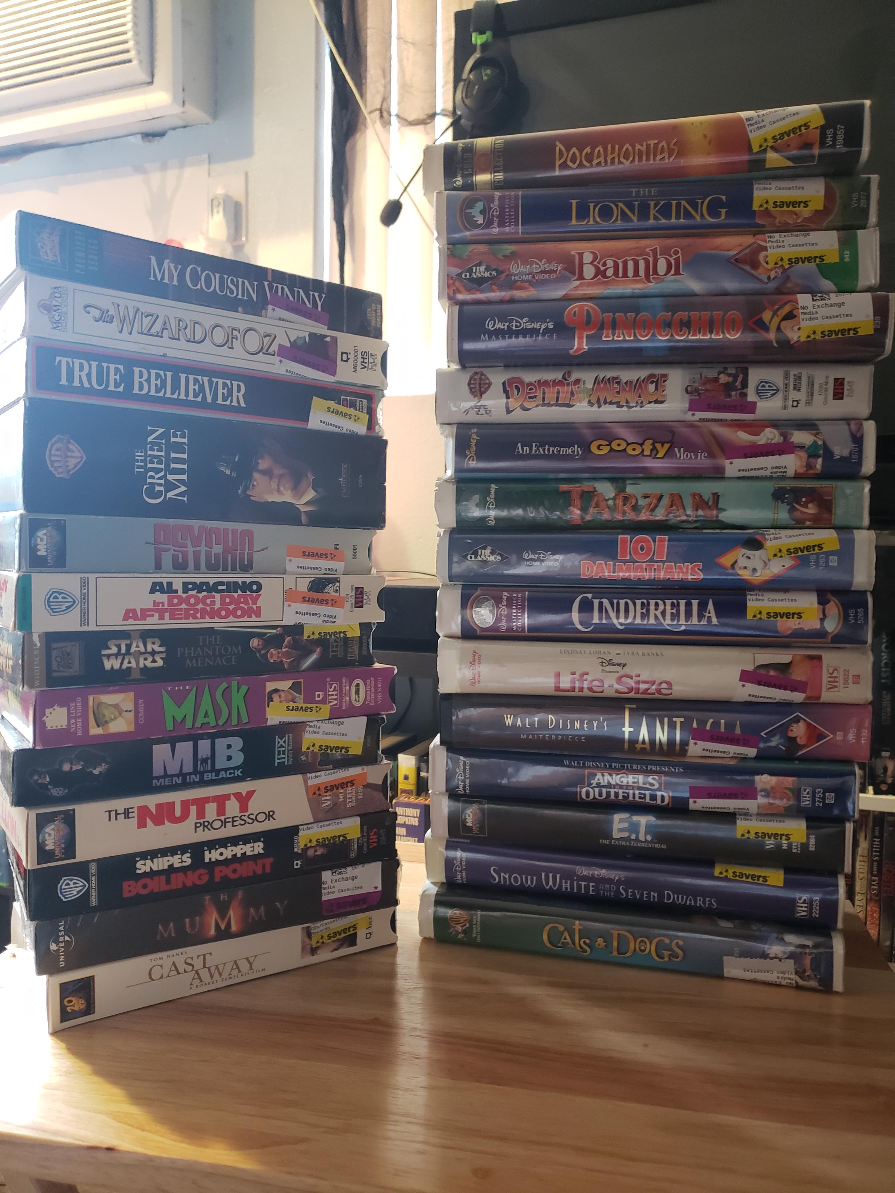 Today's thrift store finds 🔥📼 r/VHS