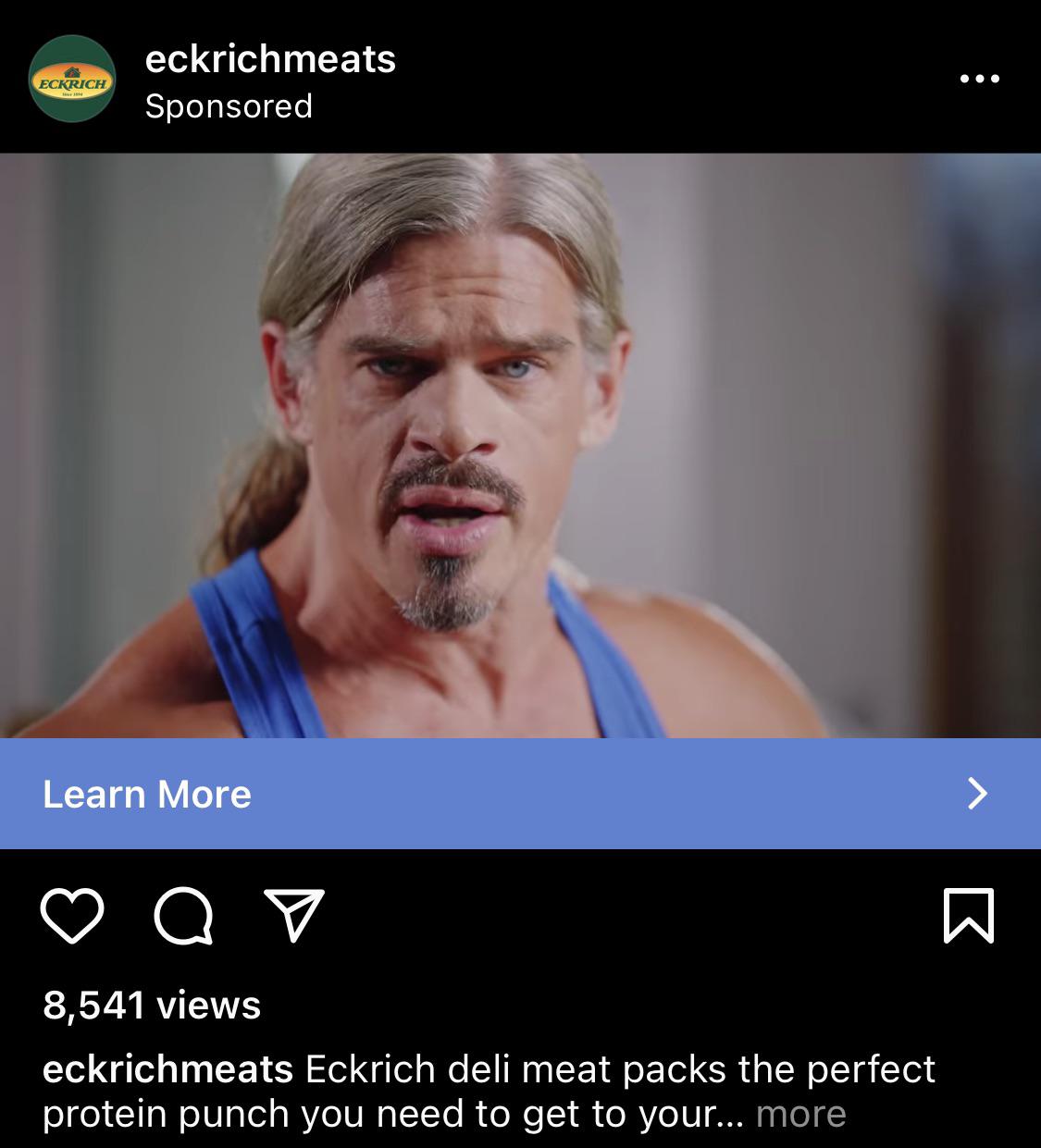 When your trying to enjoy a good deli meat ad on Instagram and BGL pops