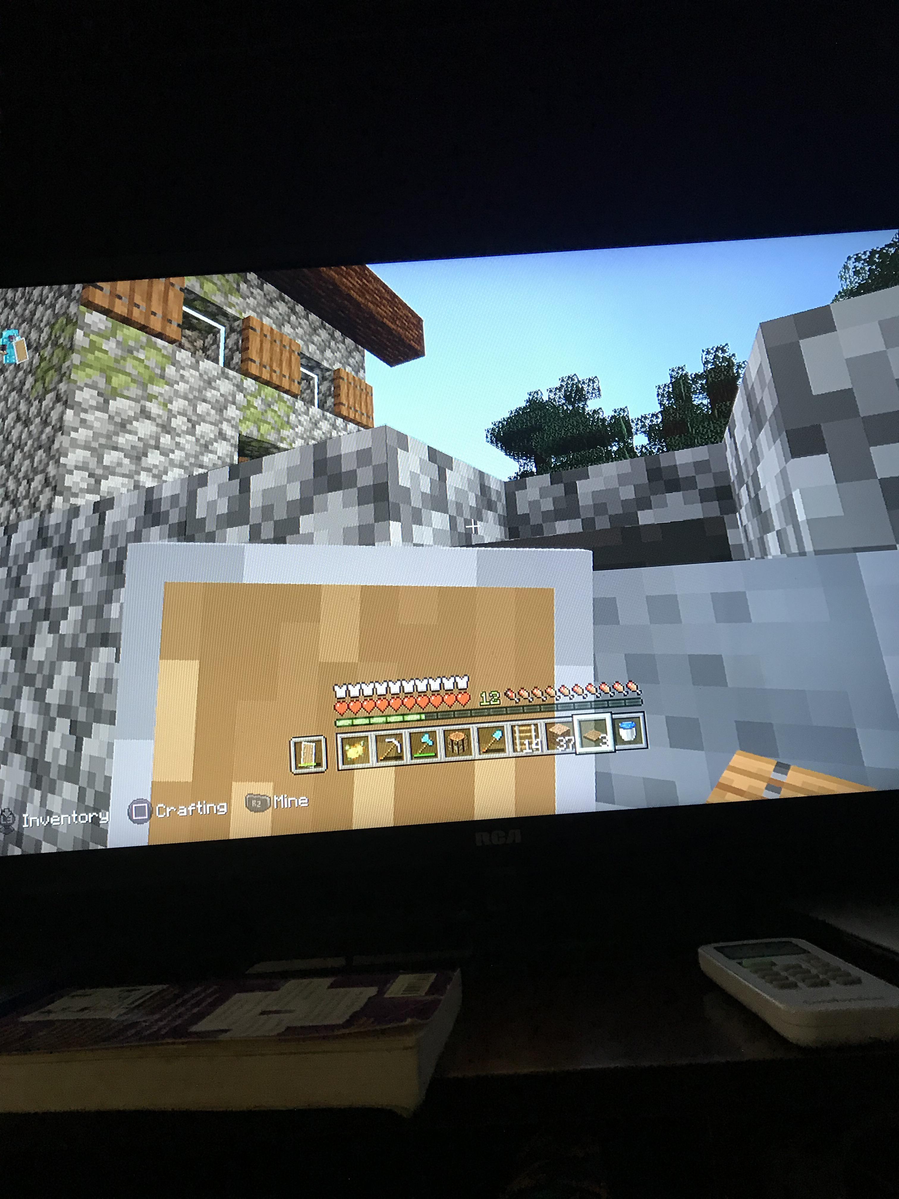 [Ps4]why can’t I place a trapdoor here for my automatic villager potato farm, I’m using Xenoshot