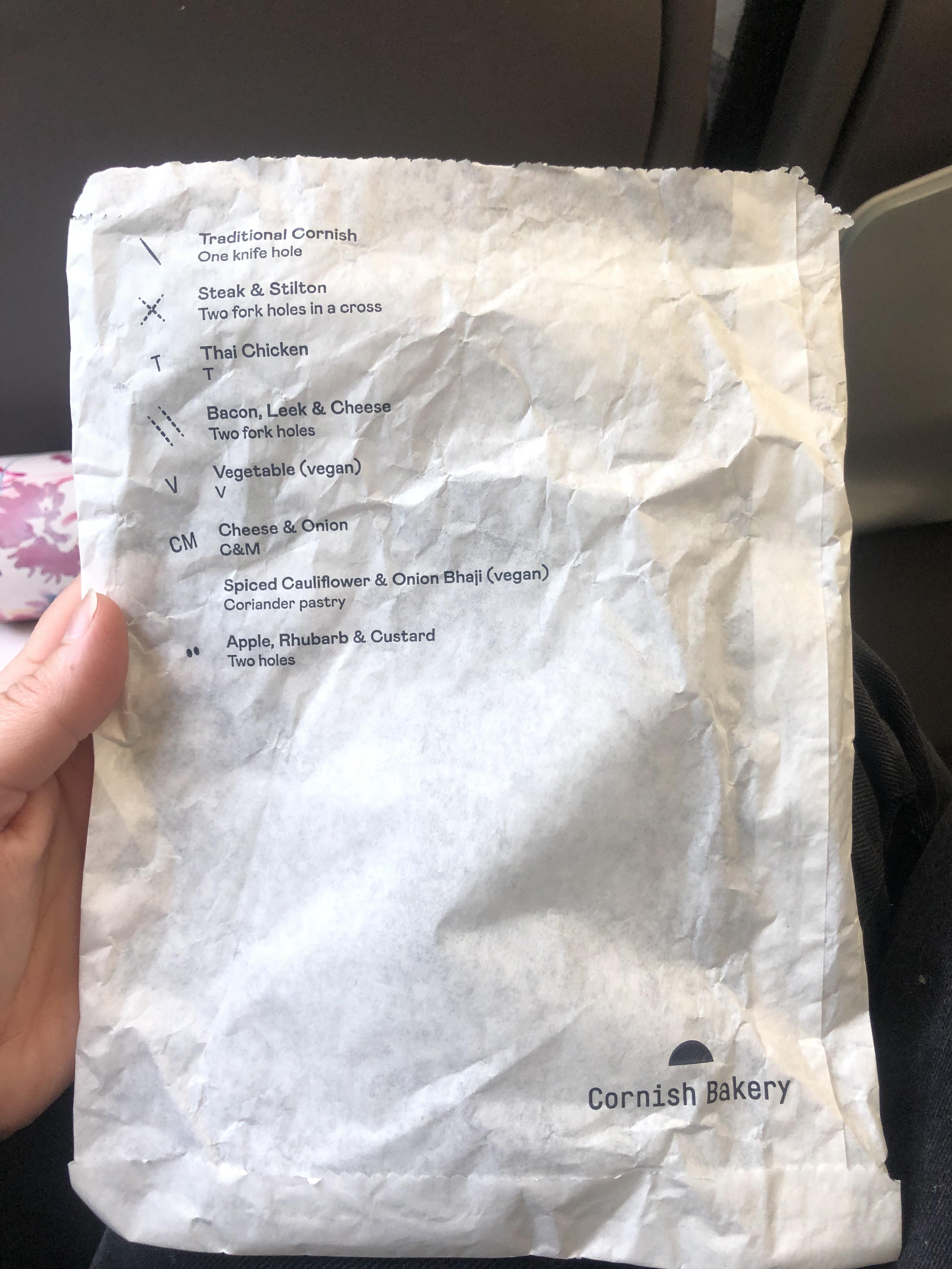 Cornish Pasty Flavour Guide r/coolguides