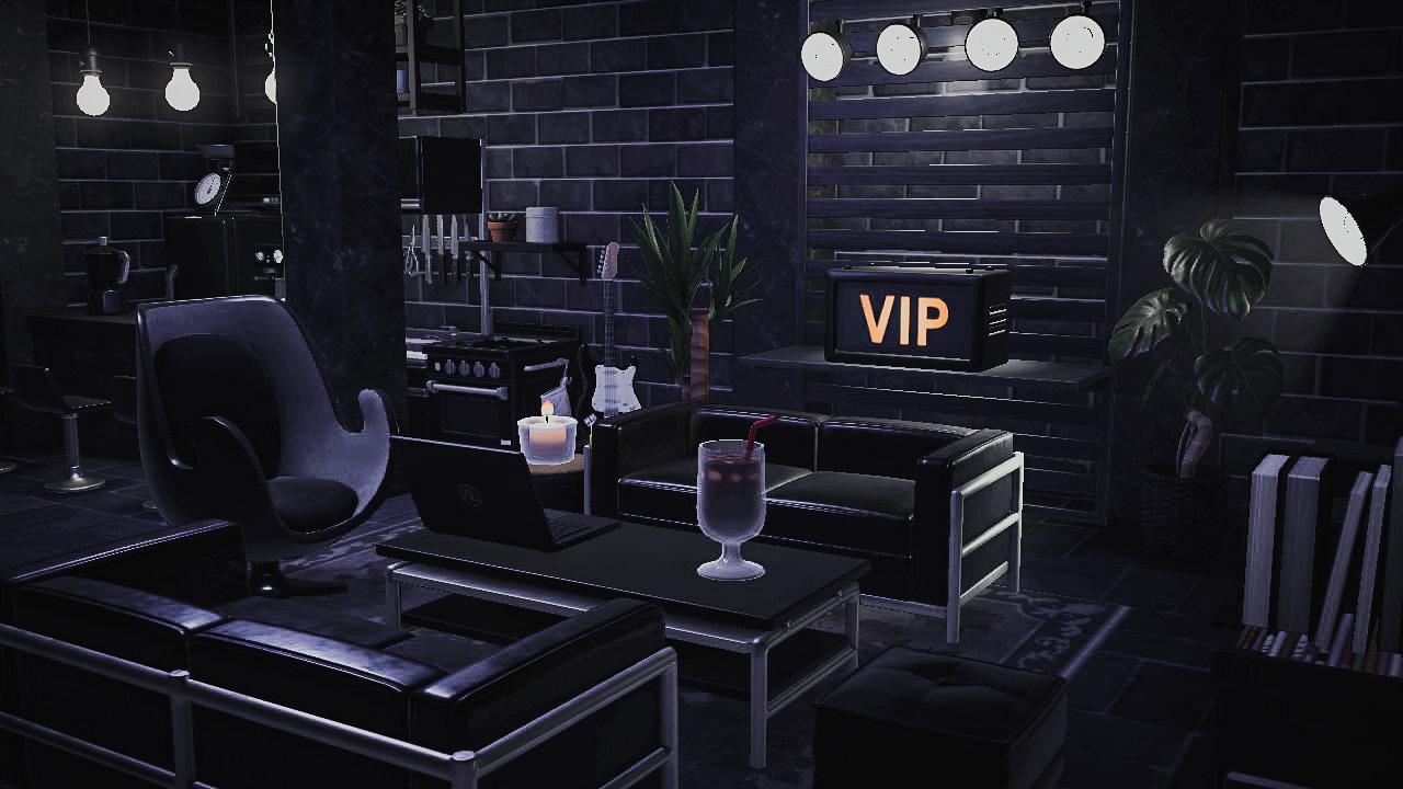 Roscoe’s monotone home r/AnimalCrossing