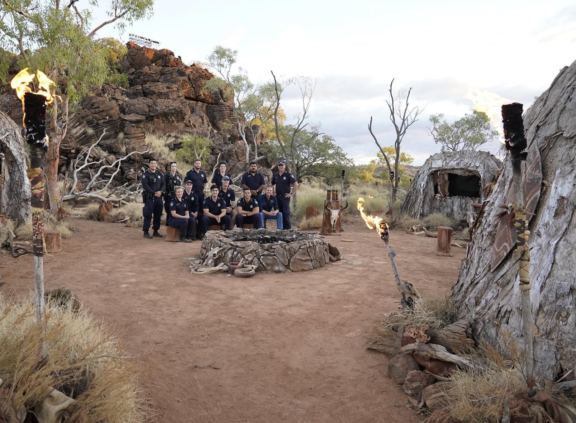 Tribal Council at day! (featuring the local police) r/survivor