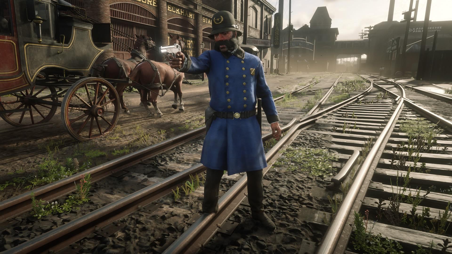 I would love to get a Saint Denis police officer outfit in Outlaw Pass