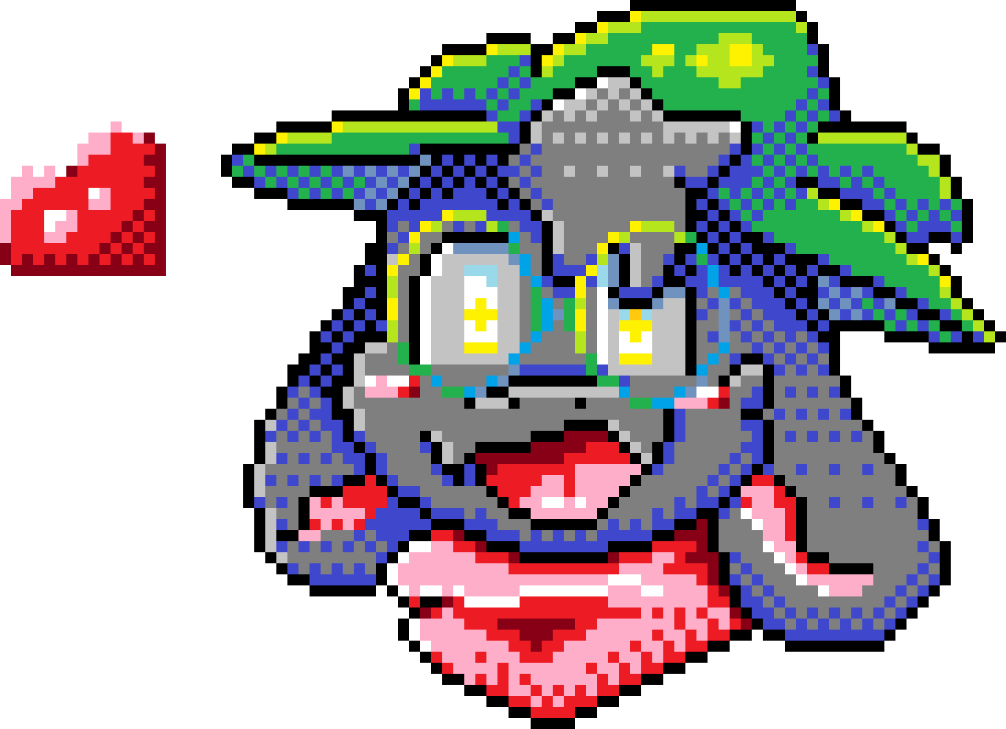 MS Paint Ralsei (art by me) r/Deltarune