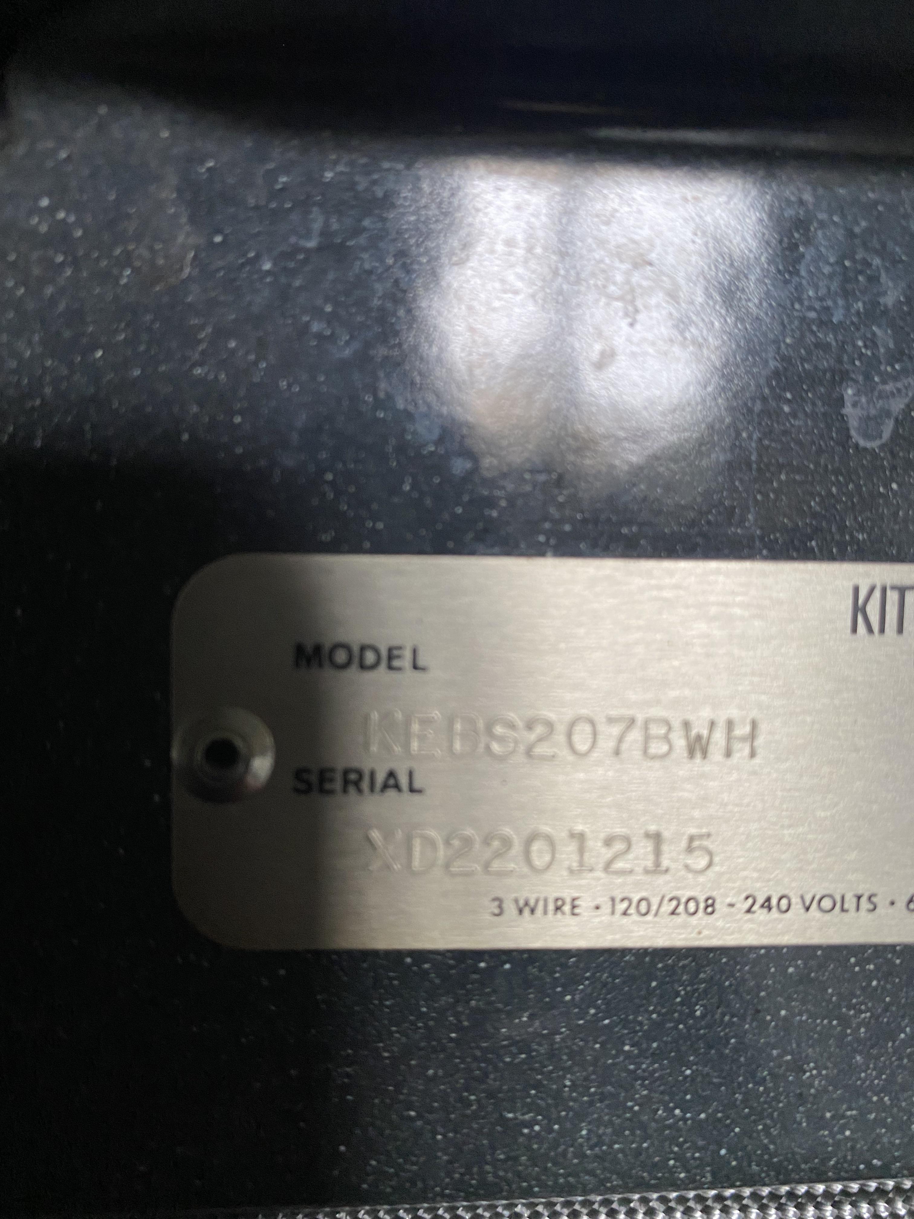 How old is my oven? It’s a kitchenaid. I went online and I still am