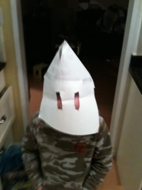 My Knights helmet I made when I was 12 AccidentalRacism