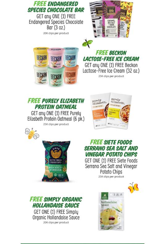 The July Sprouts Sampling Program Freebs are here!! D Clip the coupons