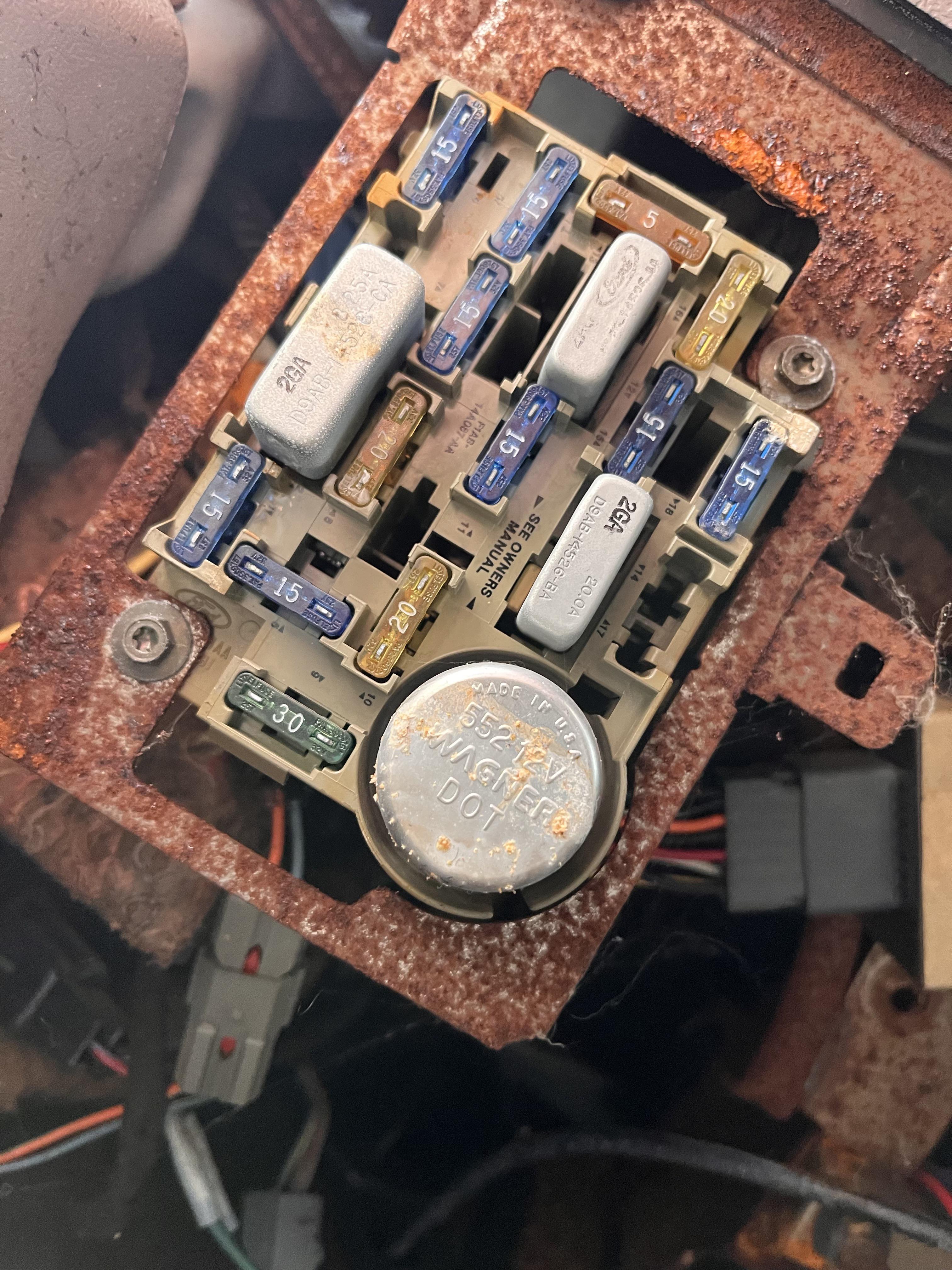 Fuse box locations : r/Foxbody