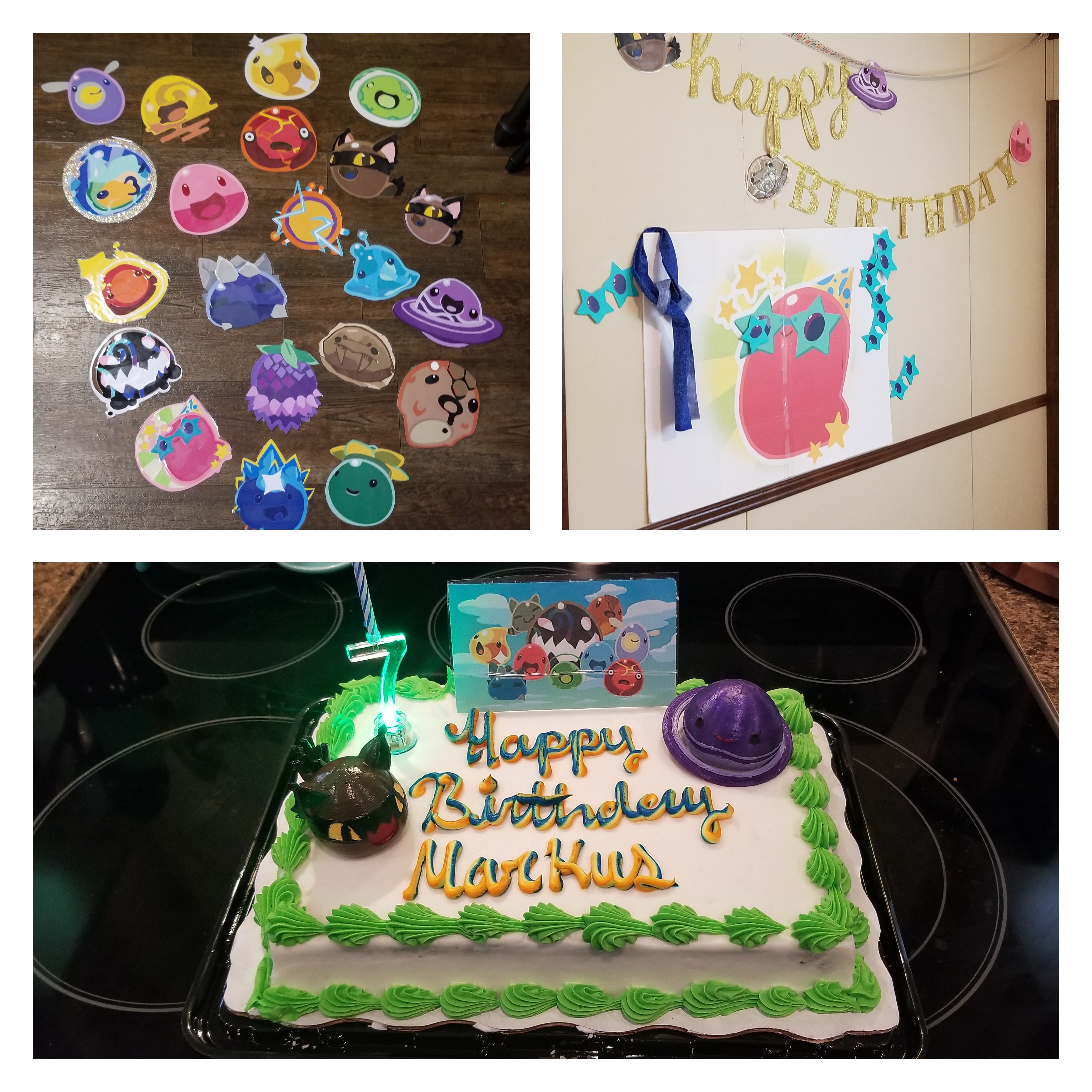 Today we did a Slime Rancher theme birthday party for my son. We did