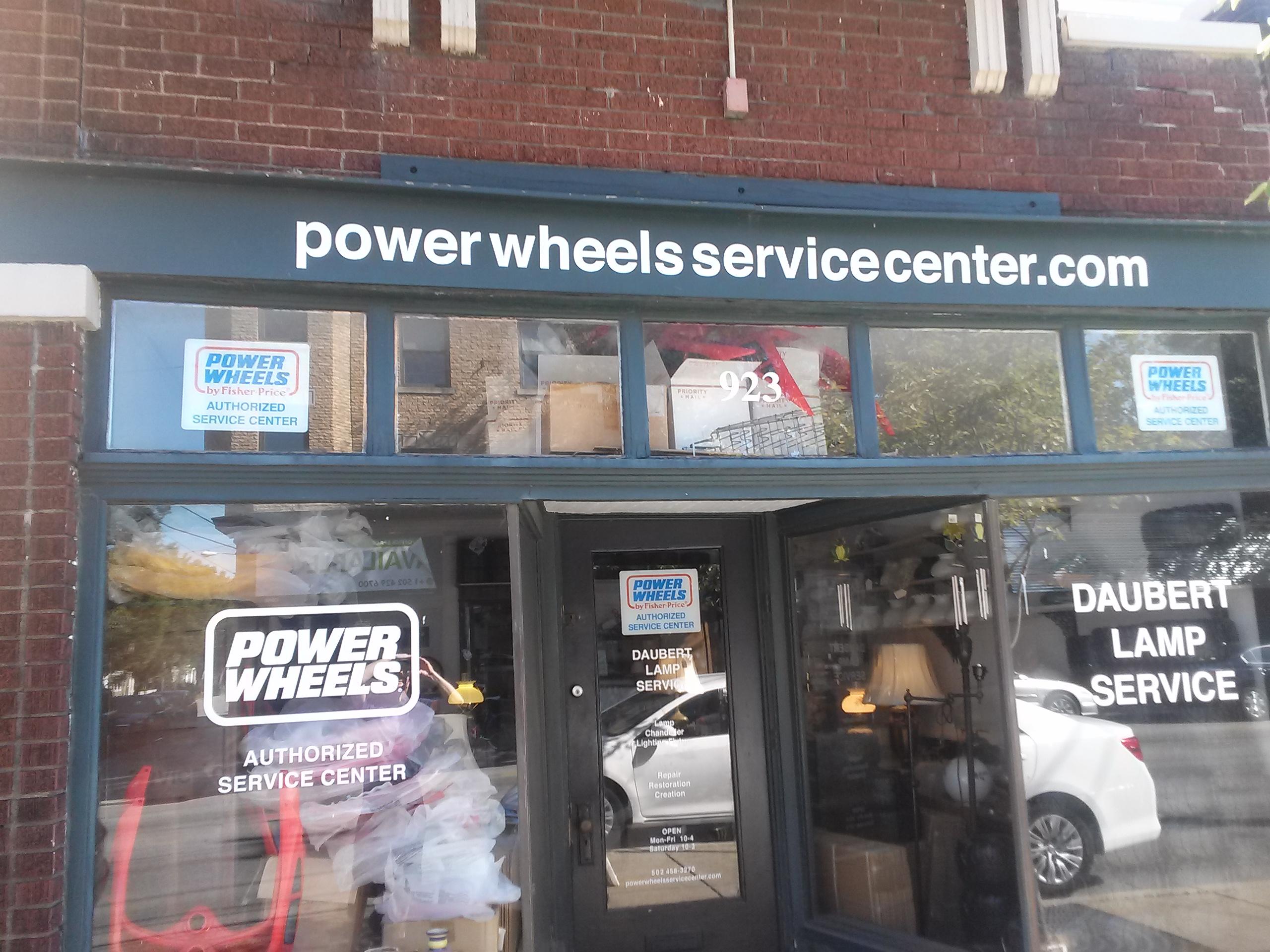 This store is a licensed service center for FisherPrice Power Wheels