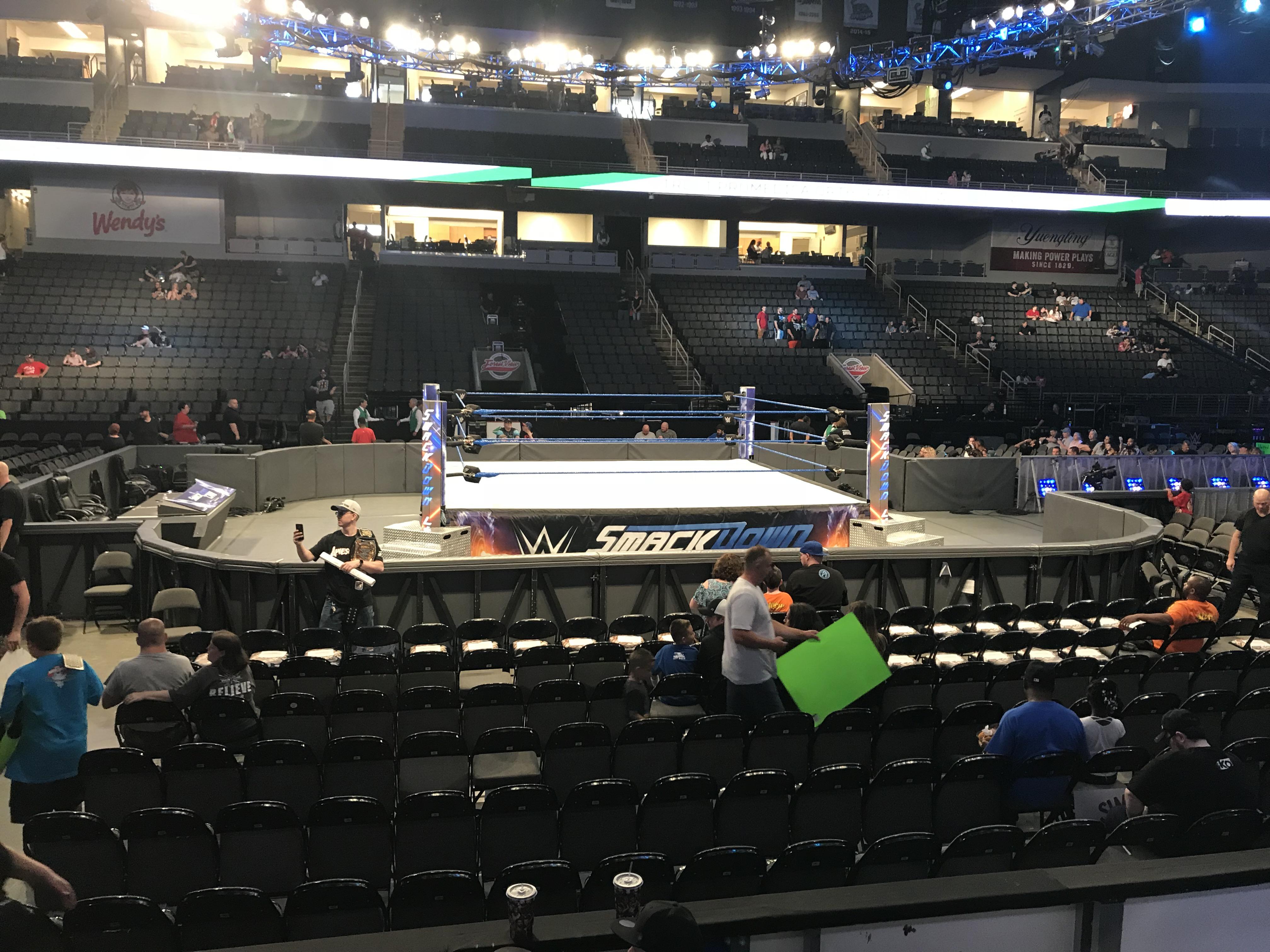 Great seats for my first Smackdown! r/WWE