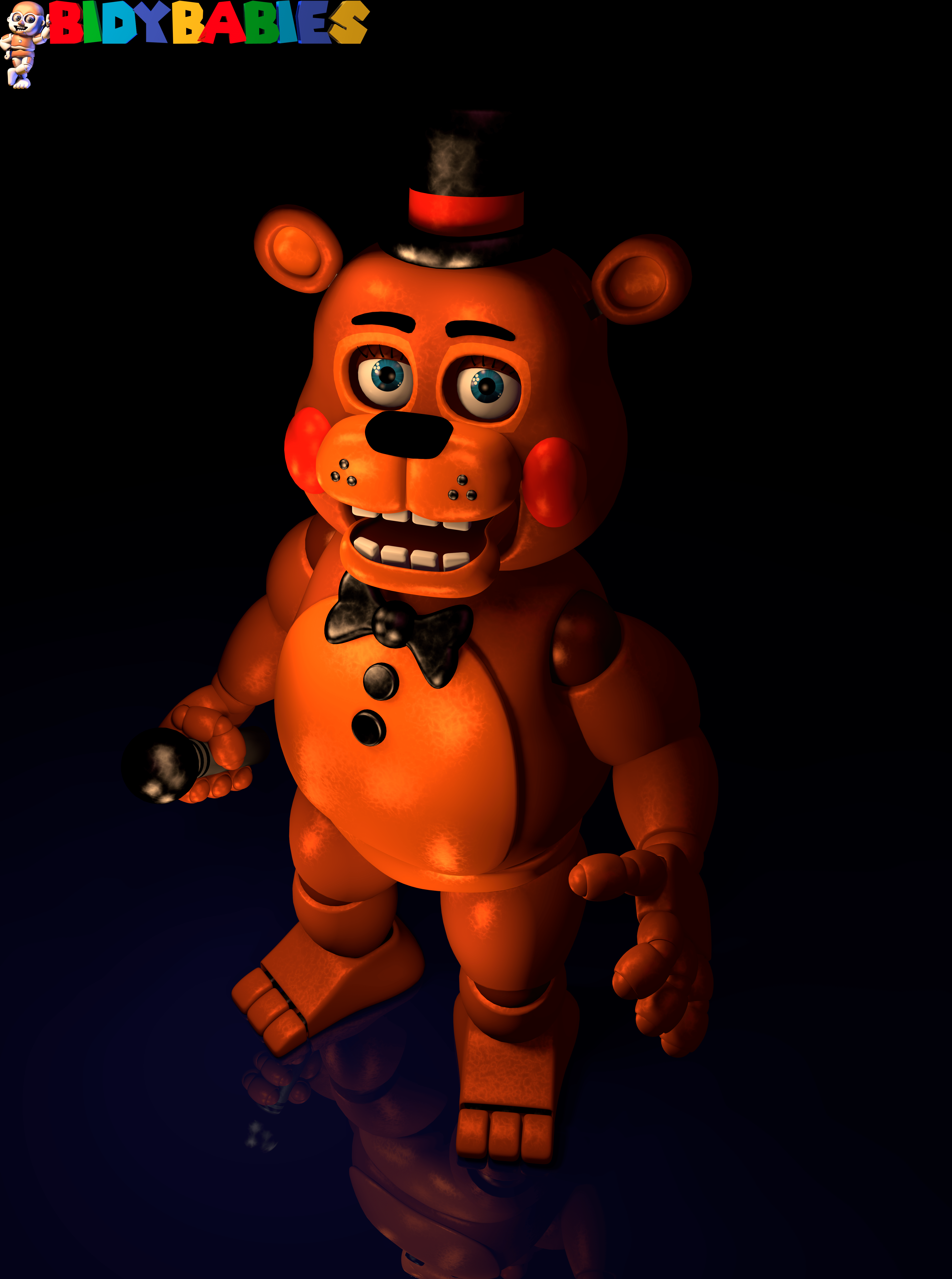 Toy Freddy render r/fivenightsatfreddys