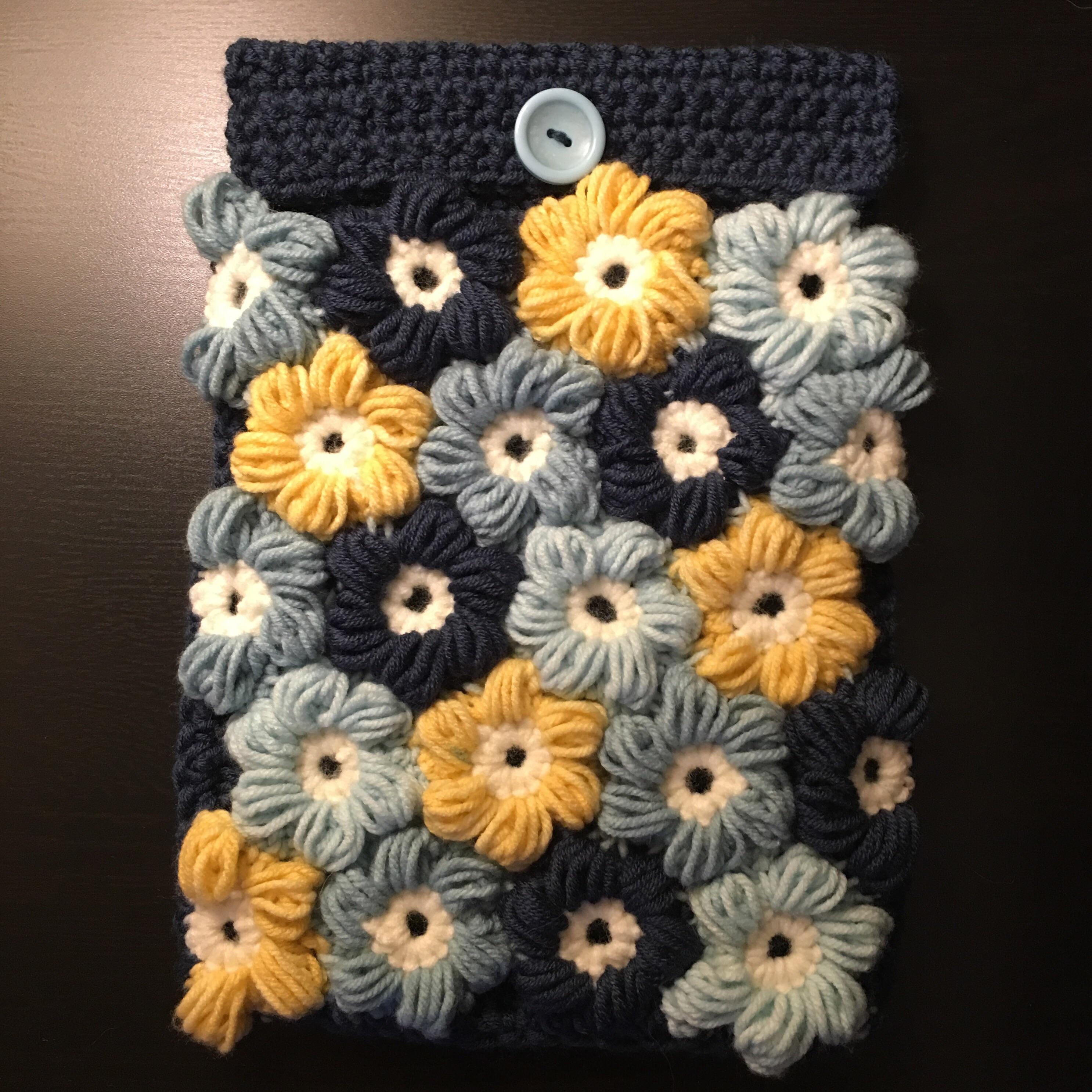 An iPad case I made for my mum for mother's day r/crochet