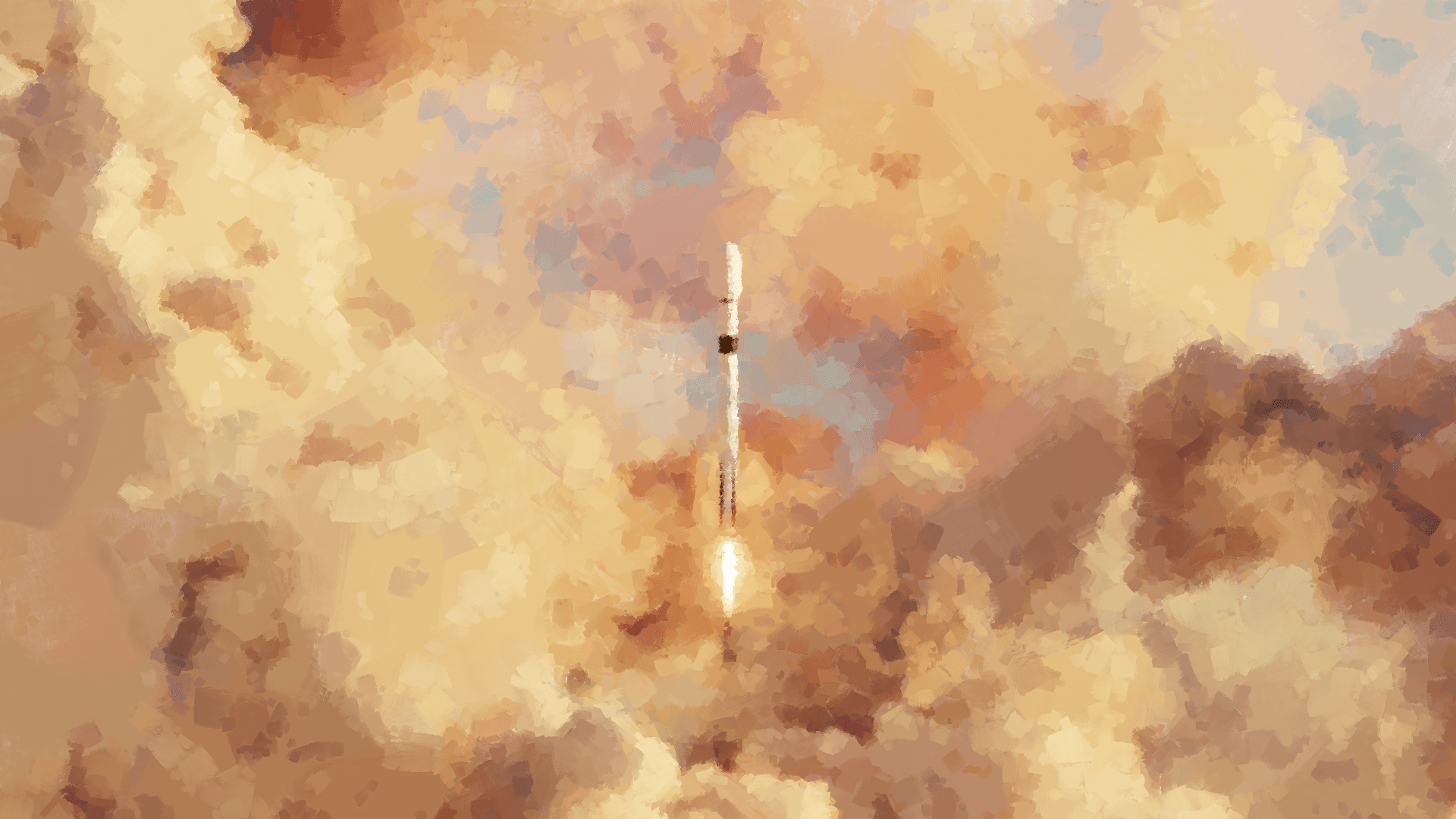 A heavily stylized rocket! r/blender