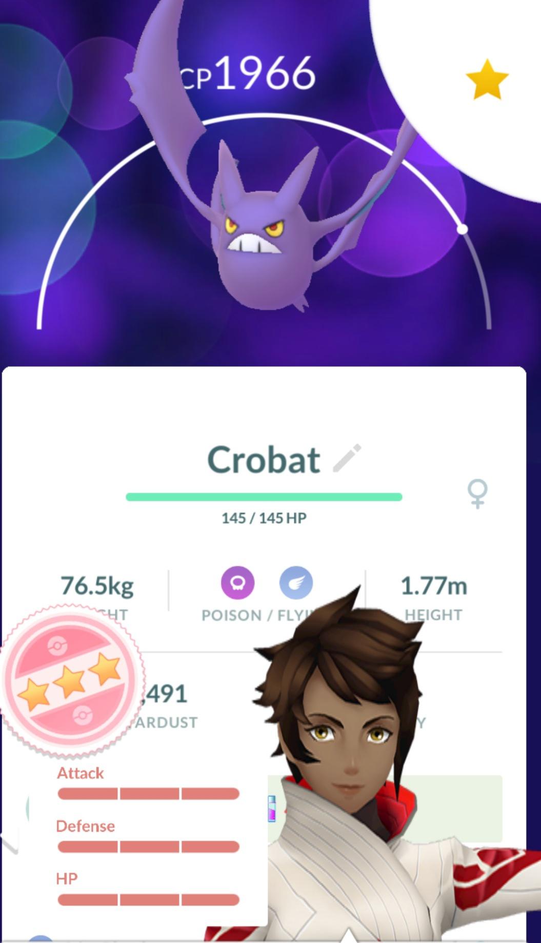My 3rd Hundo ever was a Zubat caught earlier today. Any ideas for a