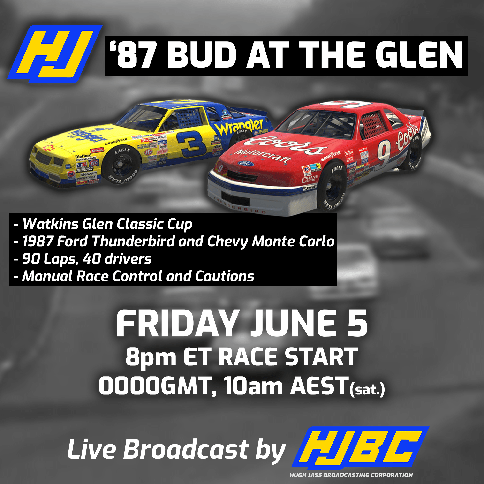 Who's keen to take the '87 Cup Cars road course racing? r/iRacing