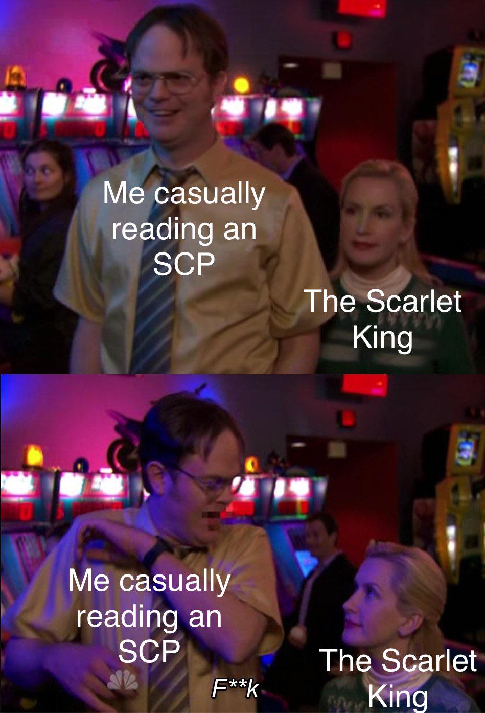 "Seven Seals, Seven Rings, Seven Thrones for the Scarlet King." r