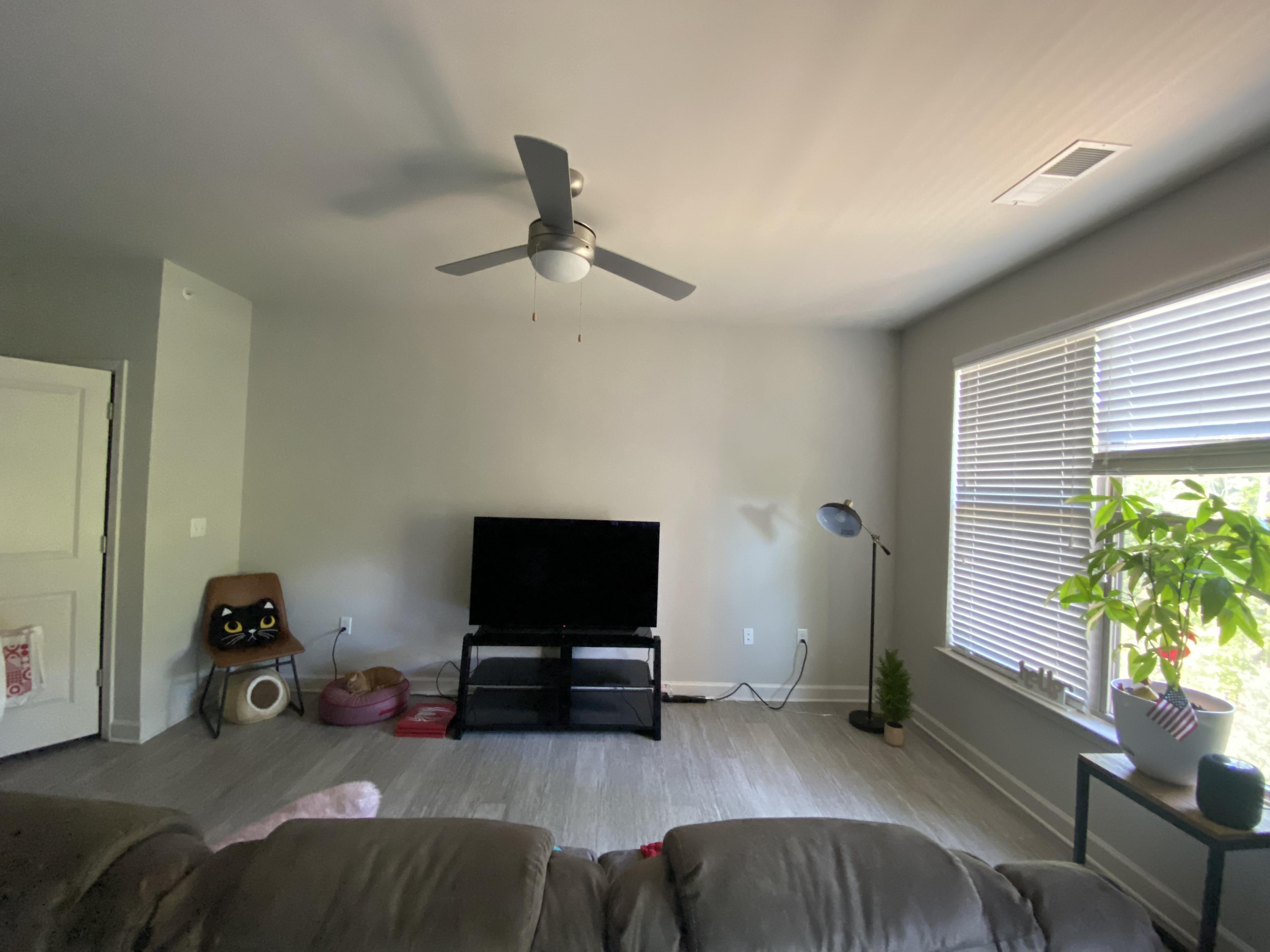 My current living room set up. Any feedback I would like a