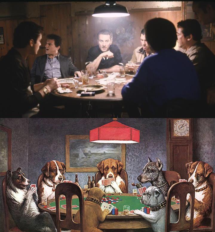 Goodfellas Dog Painting Goodfellas Billy Batts Dog Boat Painting T