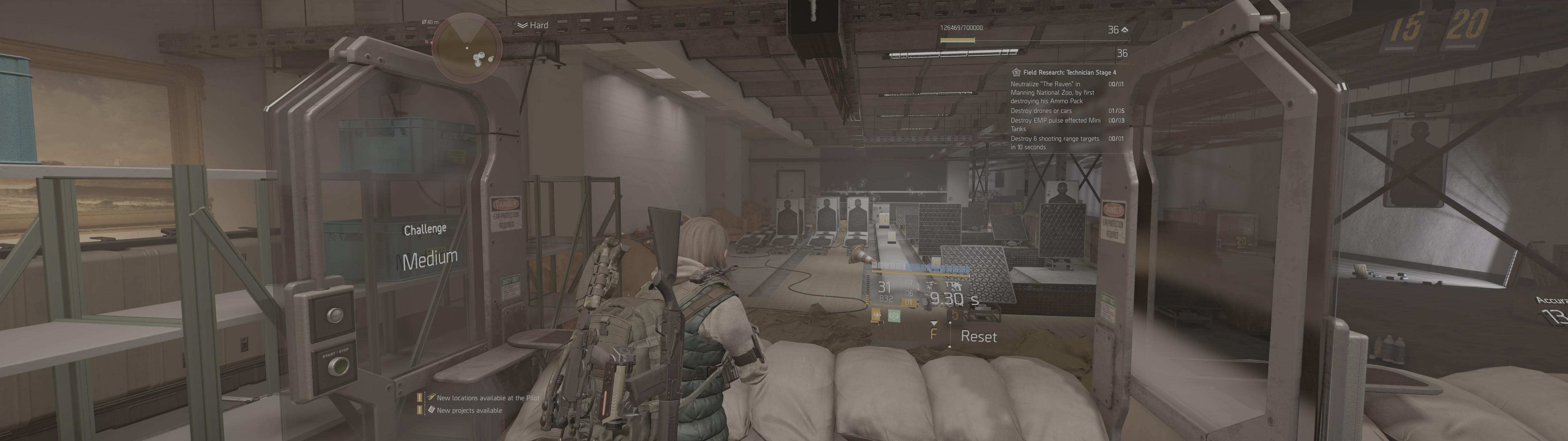 Can't complete the task Destroy 6 shooting range targets in 10 seconds