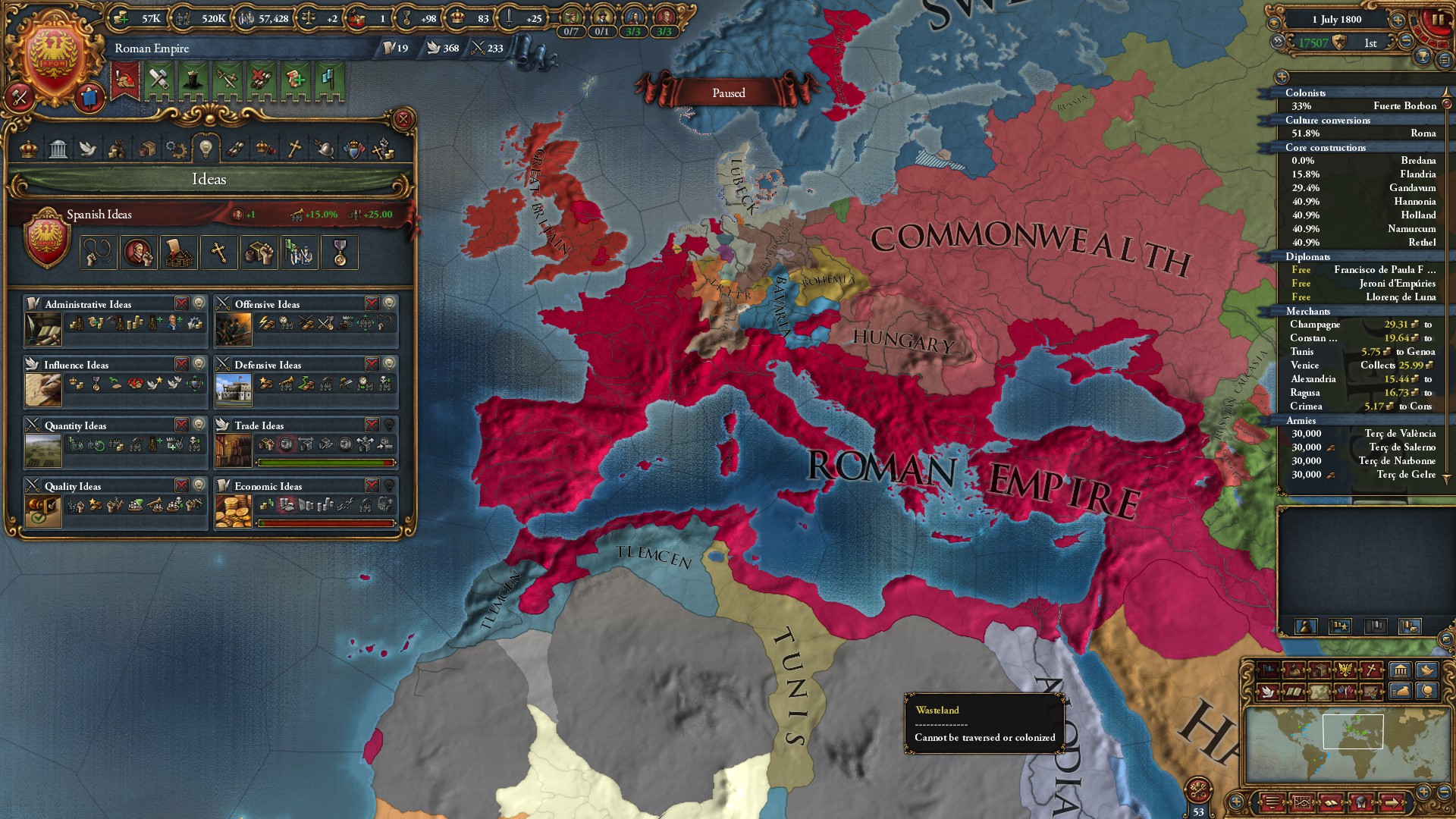 The Second Roman Empire. Aragon > Spain > Roman Empire. eu4