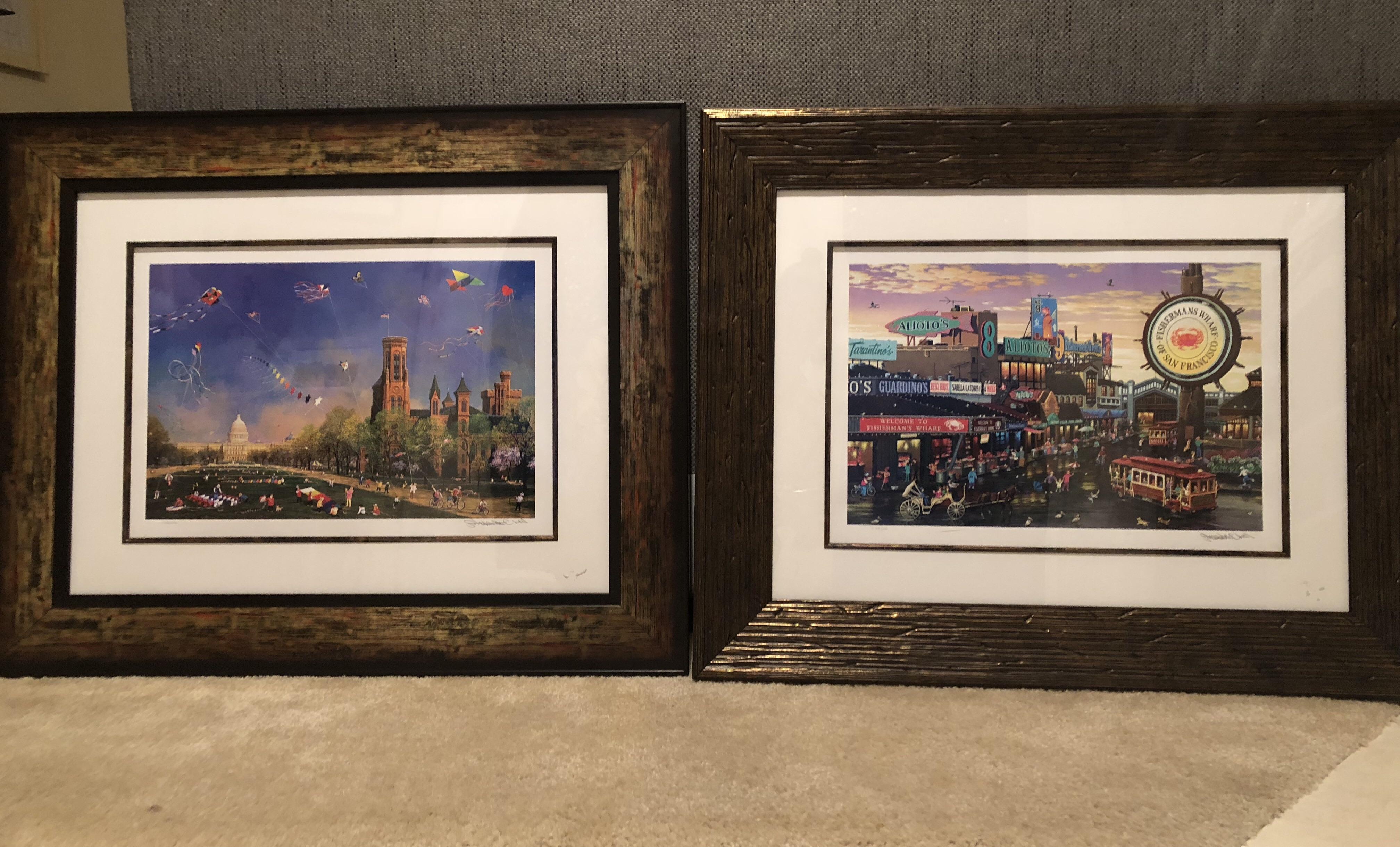 Two Alexander Chen Paintings, signed and numbered r/ThriftStoreHauls