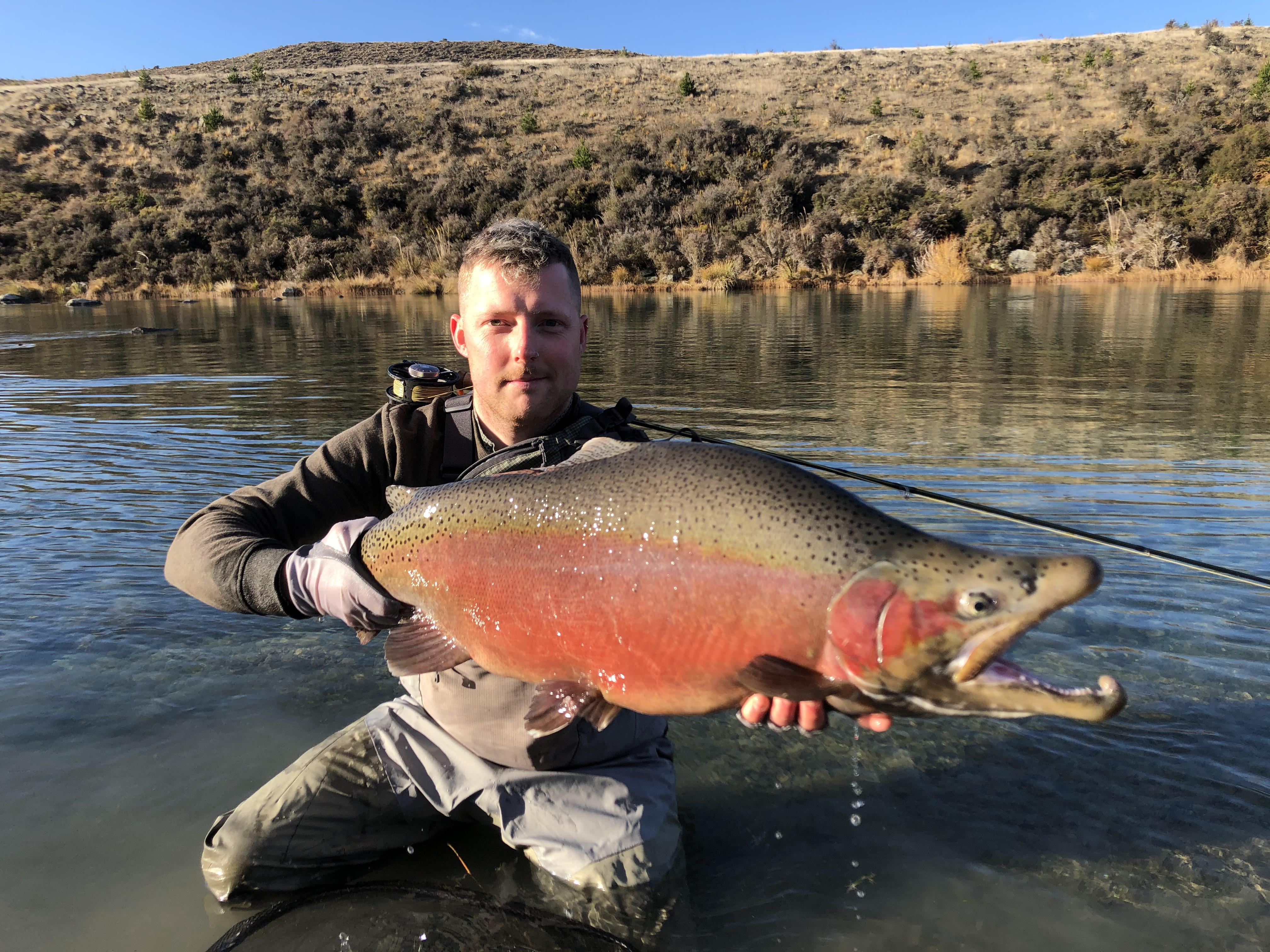 Got my personal best rainbow trout (on fly rod) today! r/Fishing