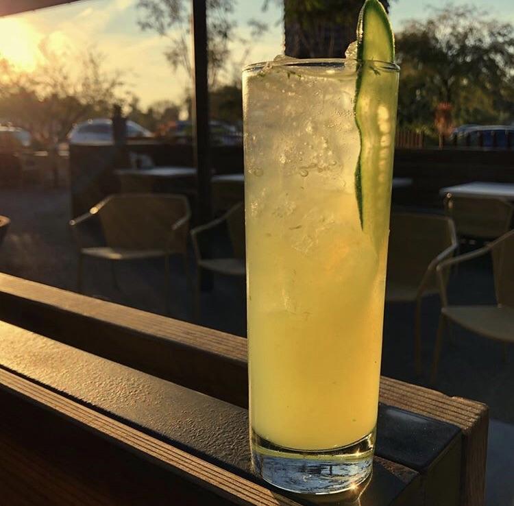 Been making daily cocktails for the restaurant I’m at. Gin, Cucumber