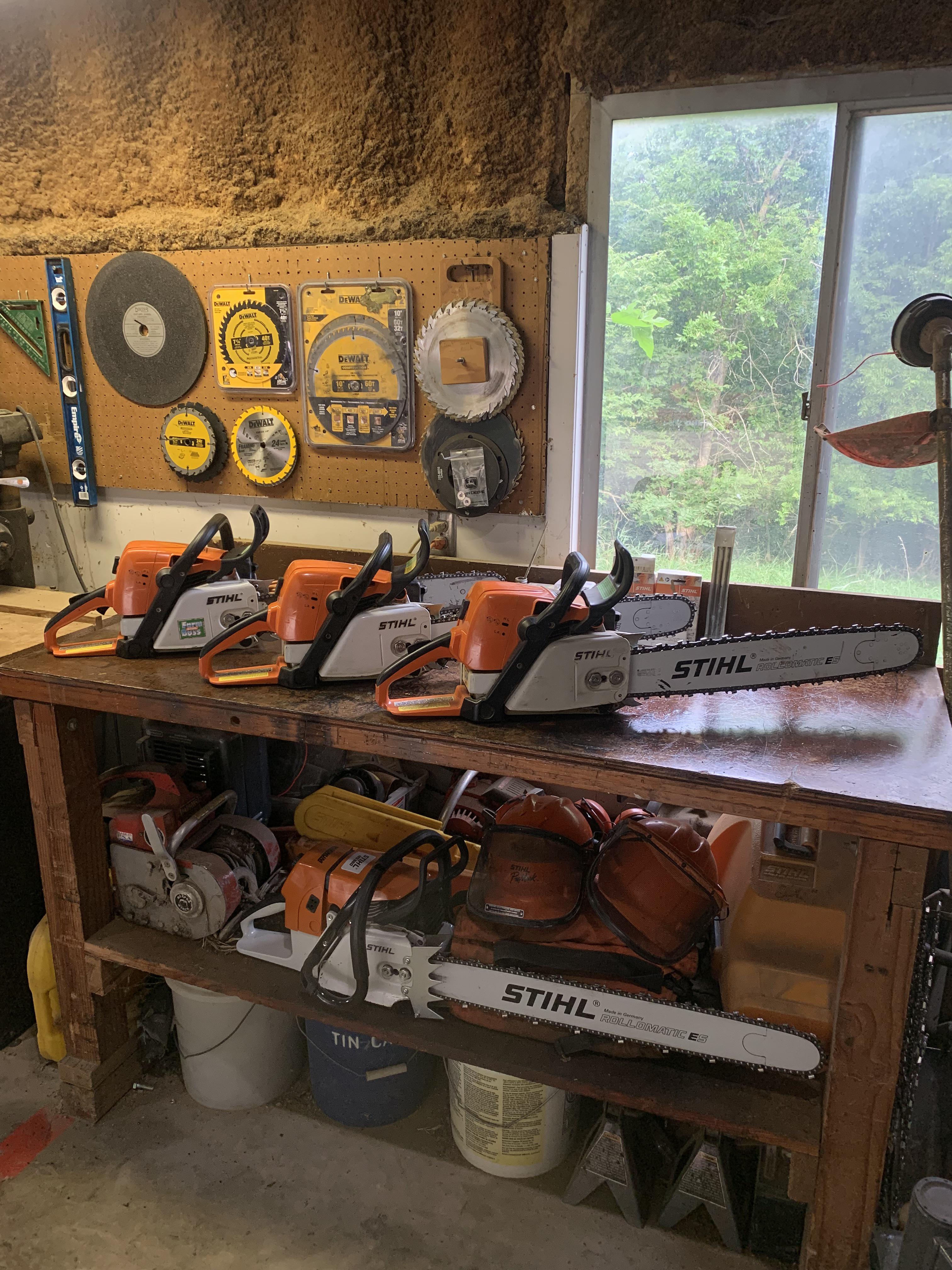 Favorite bench in the shop. r/stihl