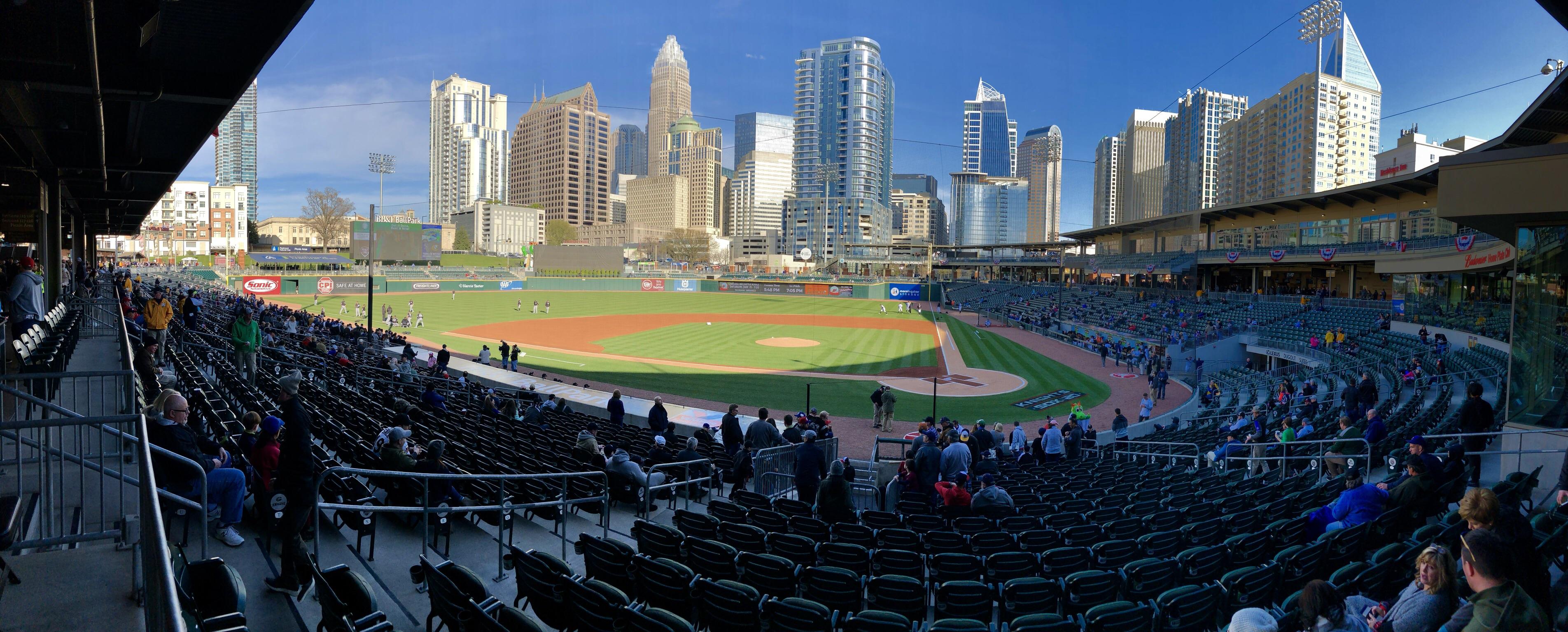 BB&T Ballpark, Charlotte, NC. White Sox AAA team Charlotte Knights