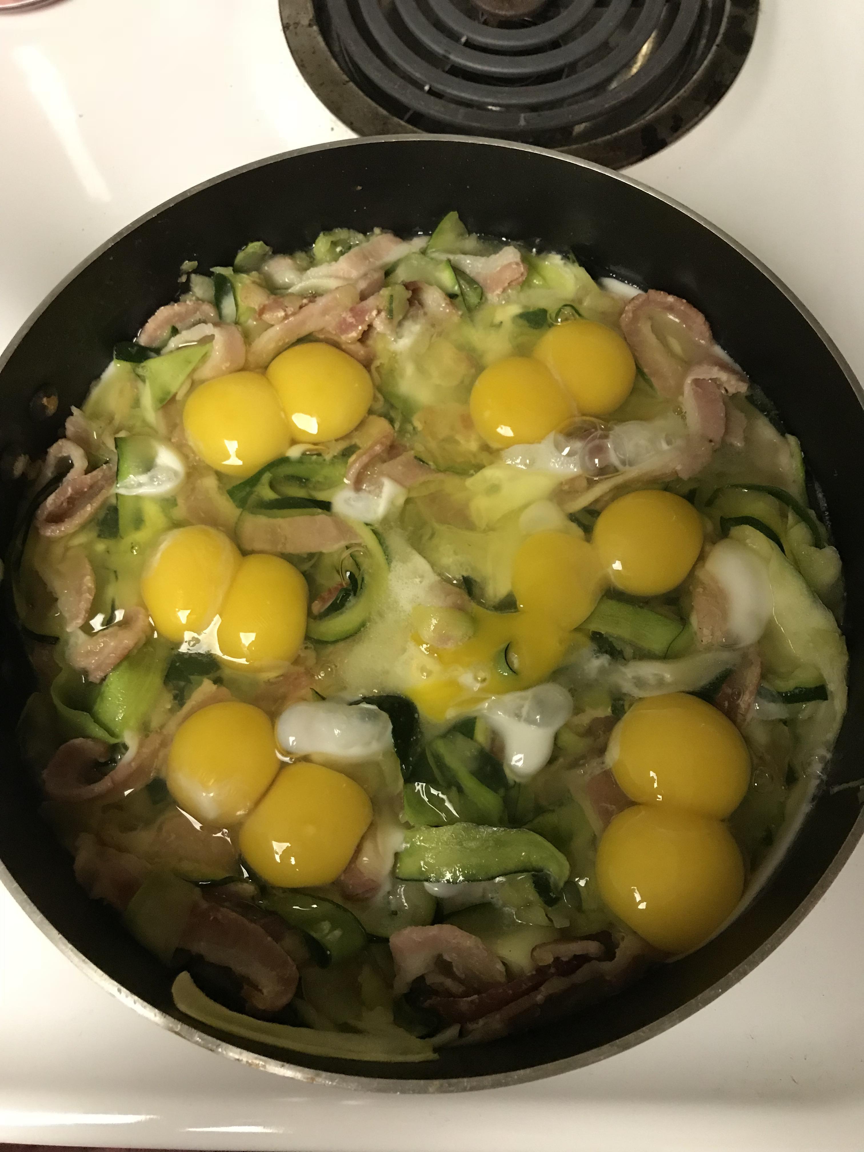 Every egg I cracked was a doubleyolk egg! I’ve never seen two yolks in