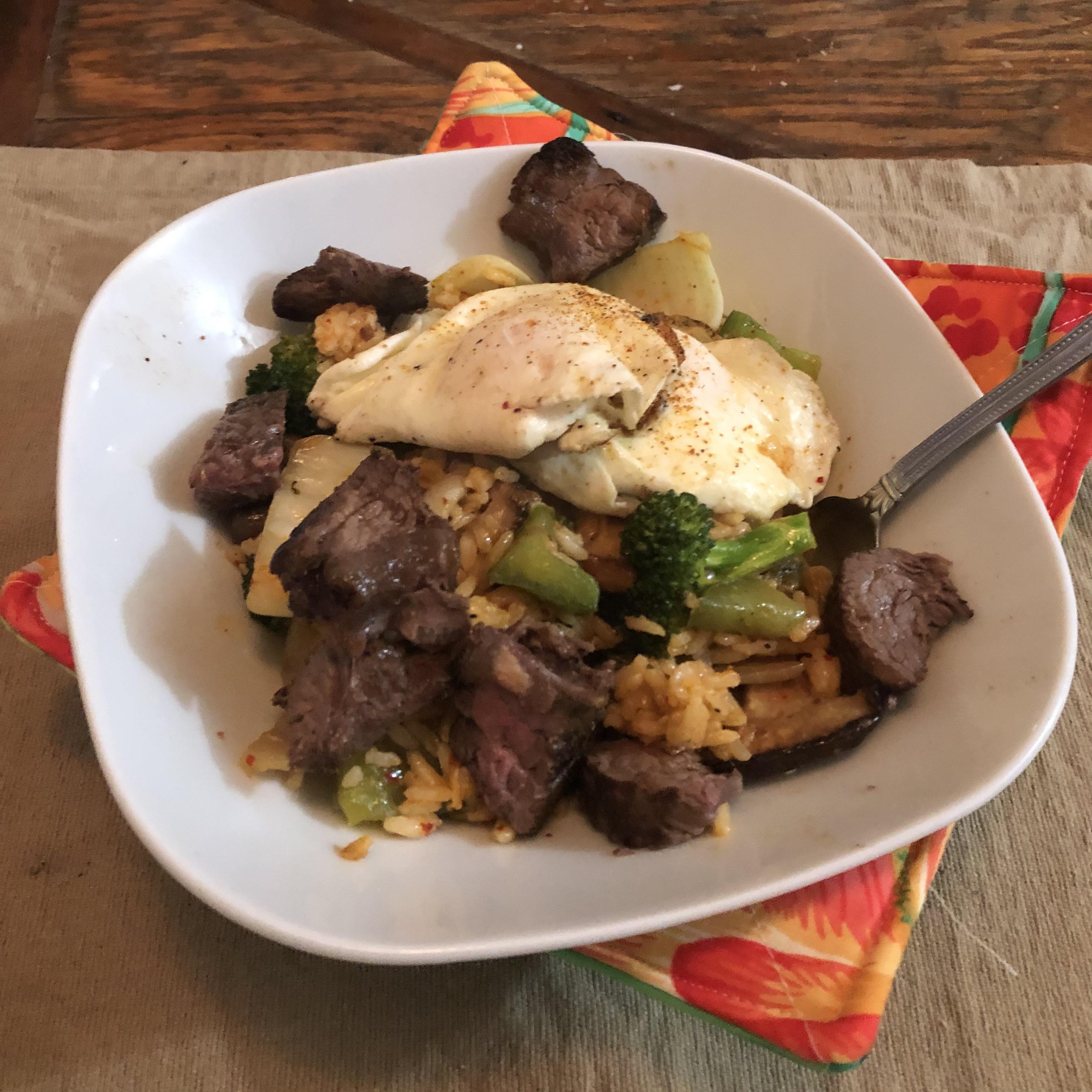 Eggs. Is good. (Kimchi StirFry) r/PutAnEggOnIt