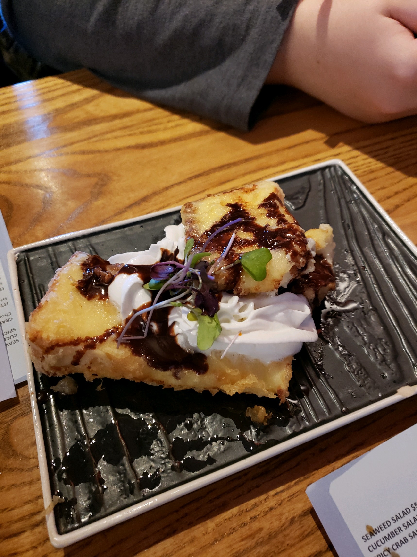 [I ate] tempura fried cheesecake r/food