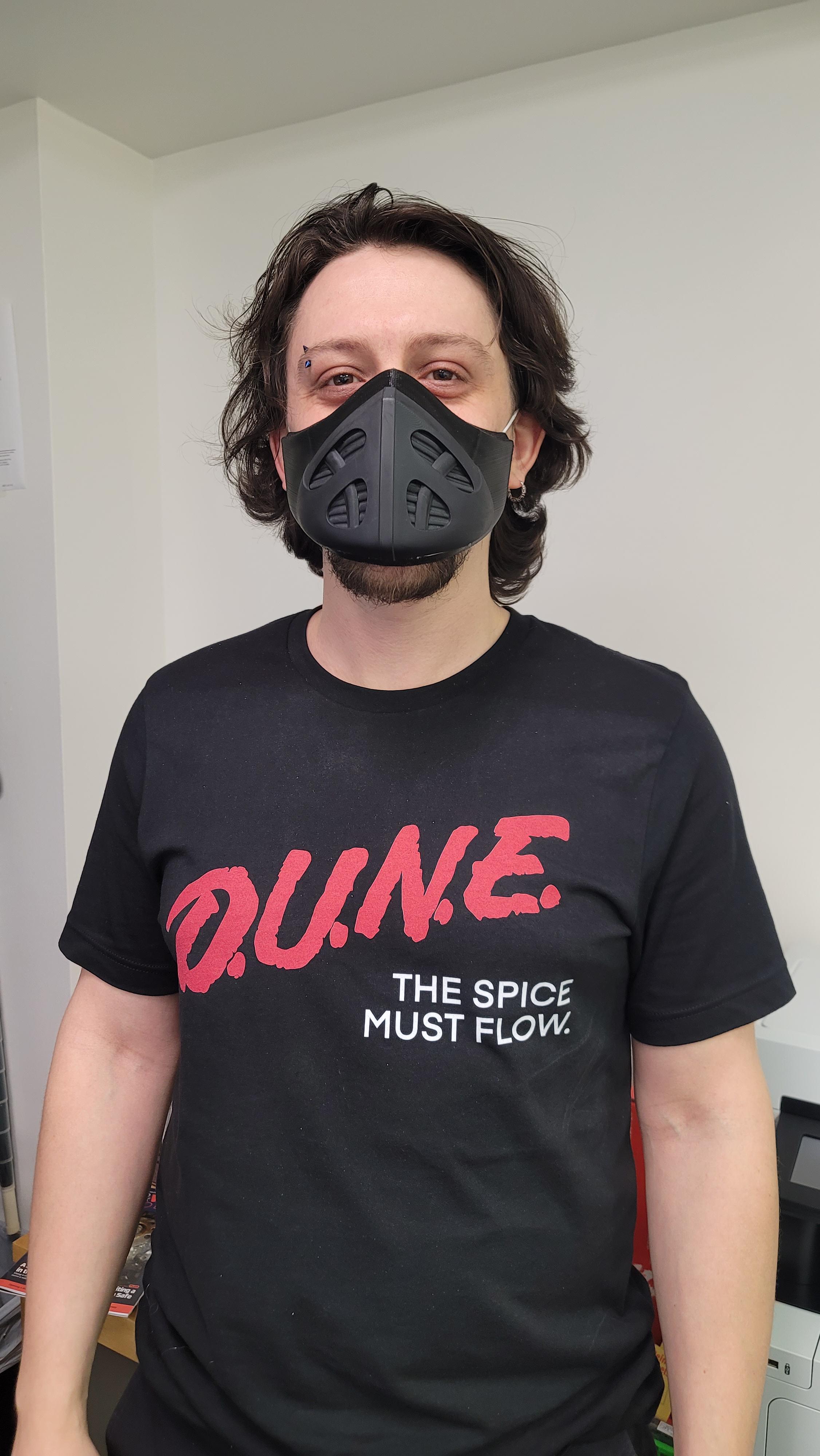 Masks must be worn at all times in the theatre, oh you better believe