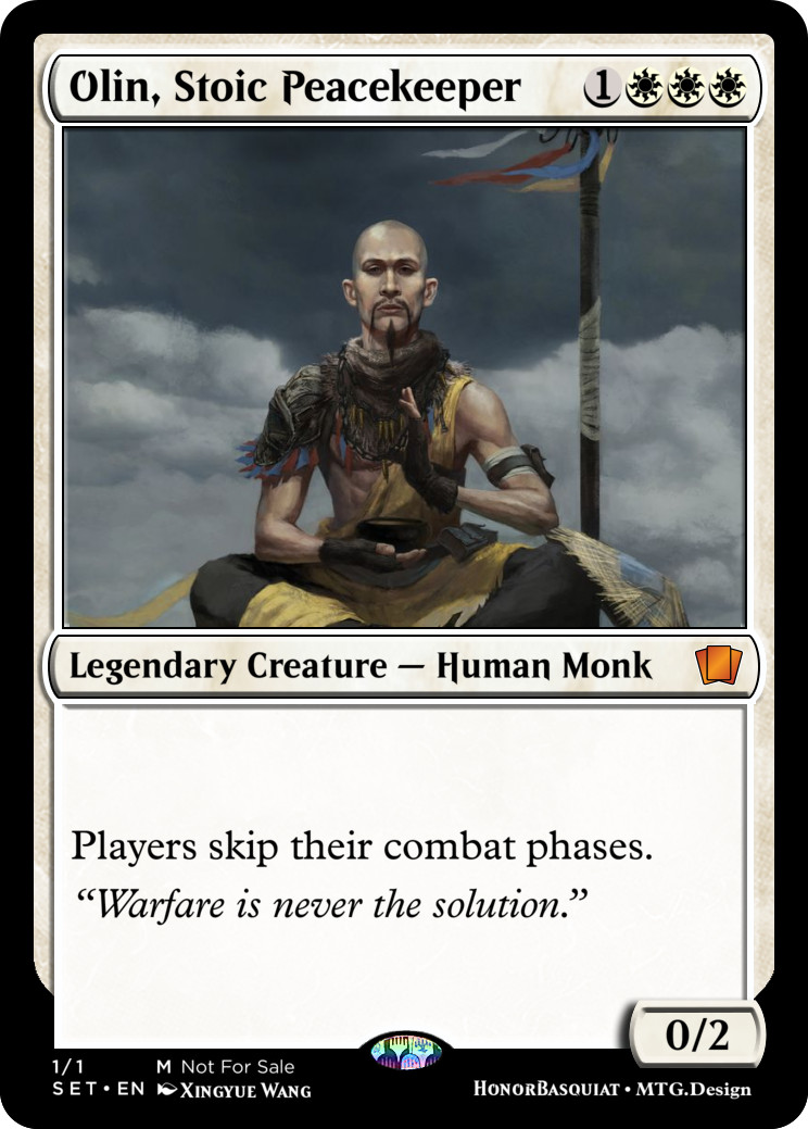 Olin, Stoic Peacekeeper custommagic