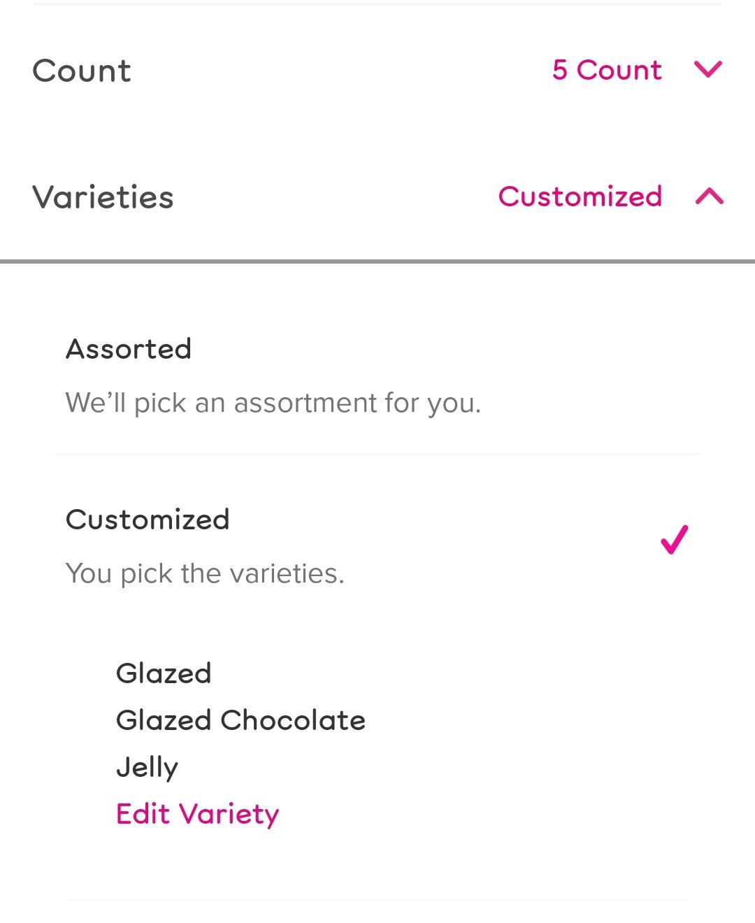 Finally can choose no jelly munchkins for my kid r/DunkinDonuts