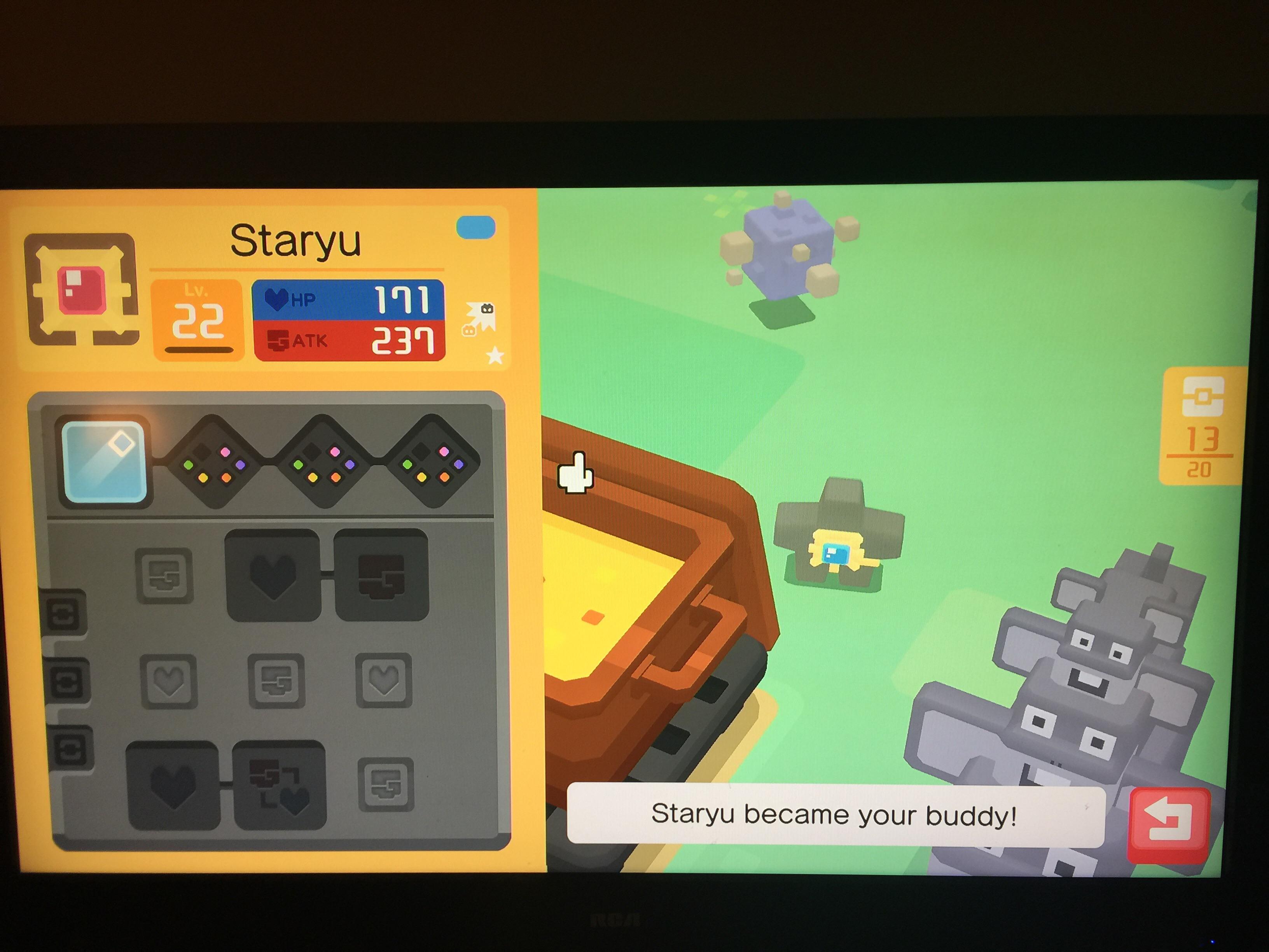 Shiny Staryu while playing through the game for the first time, I just