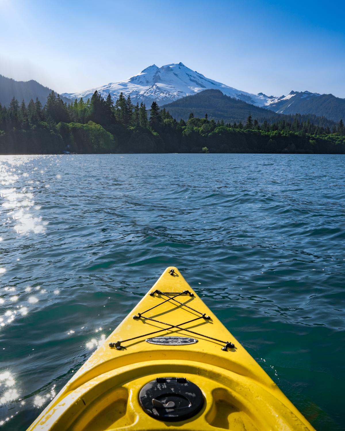Sitting on Baker Lake for 45 minutes enjoying the view. My first