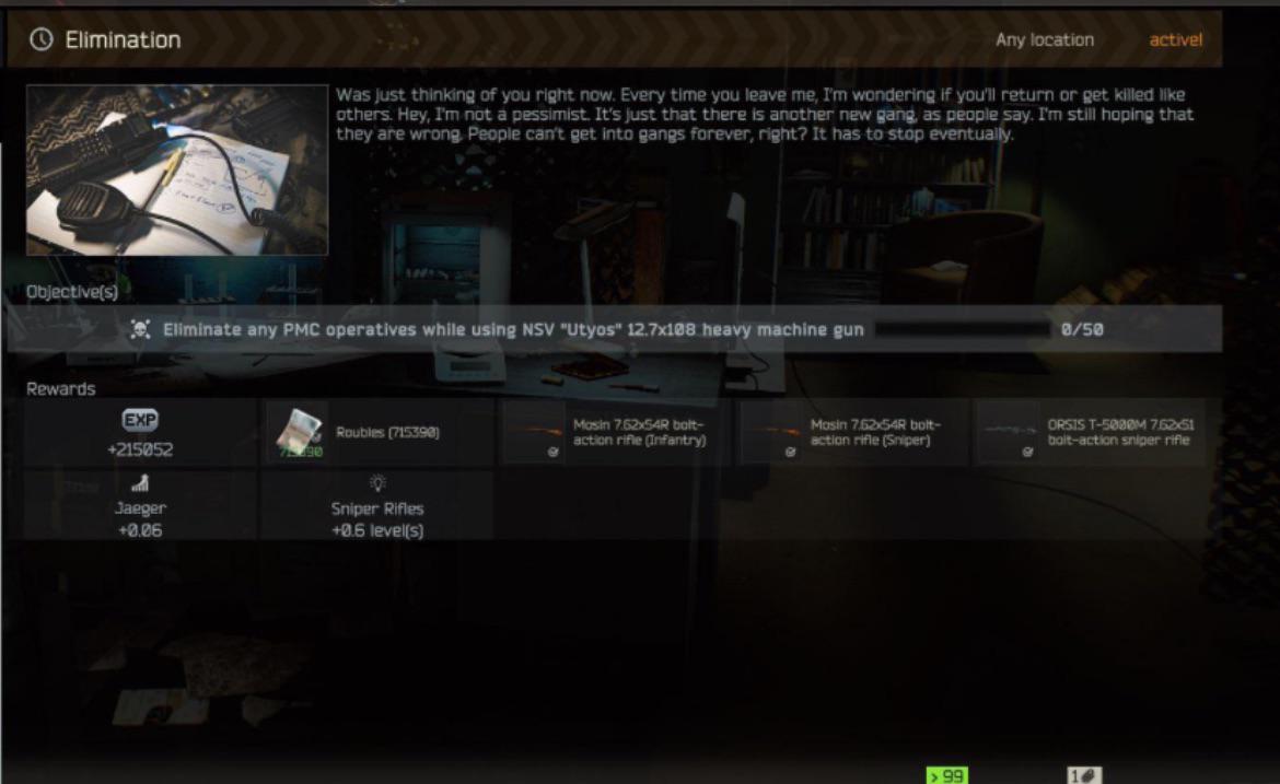 Question If you were BSG, how would you improve questing in Tarkov? Go